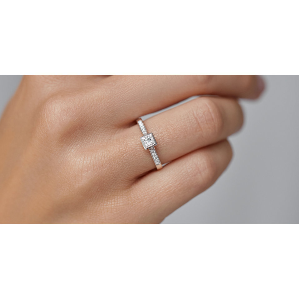 Prsten s diamanty Bold Love