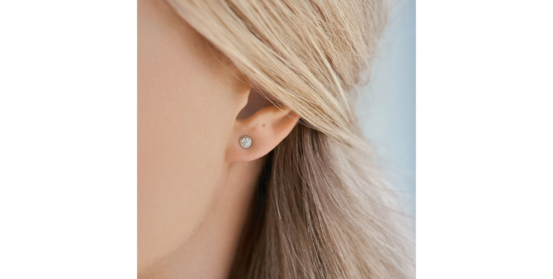 Náušnice s diamantem Shiny Dots