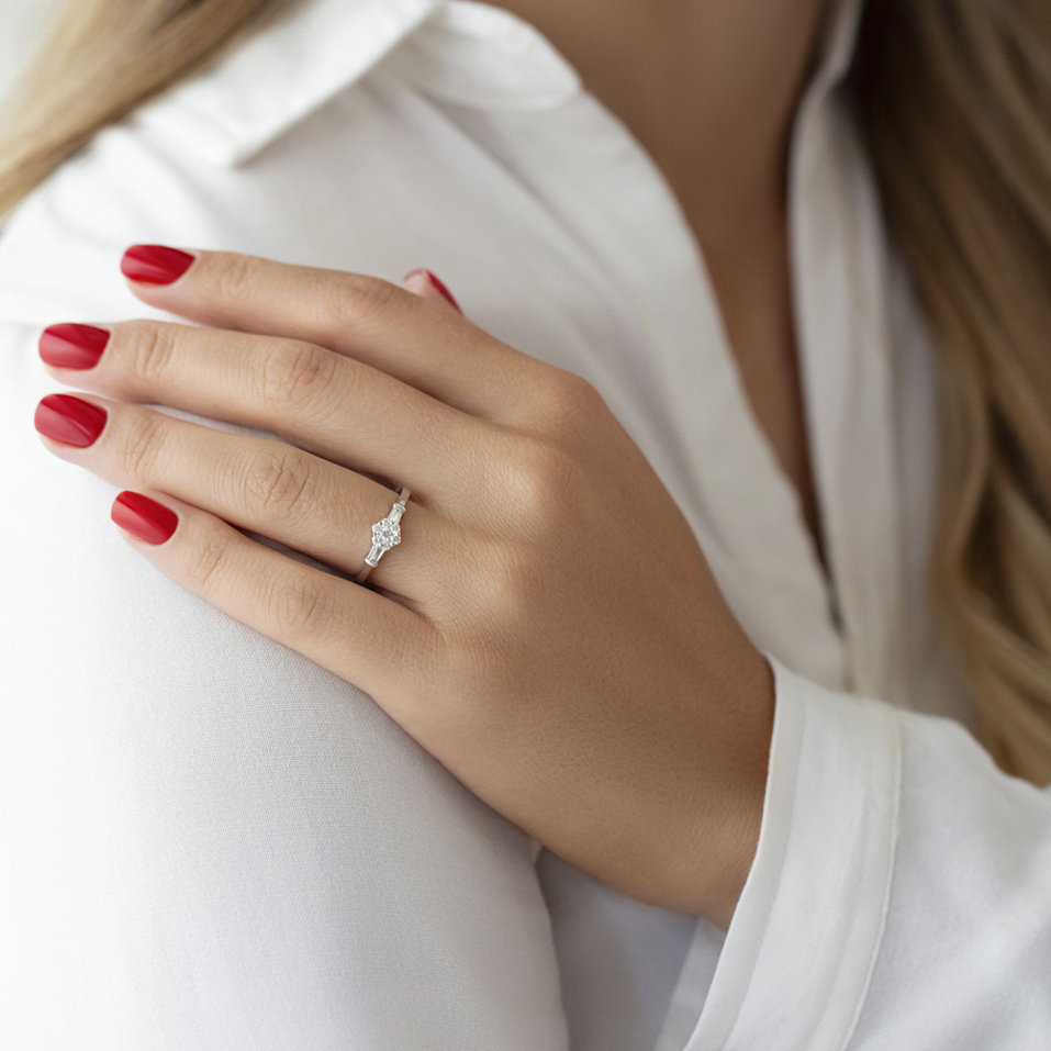 Prsten s diamanty Ballboleta