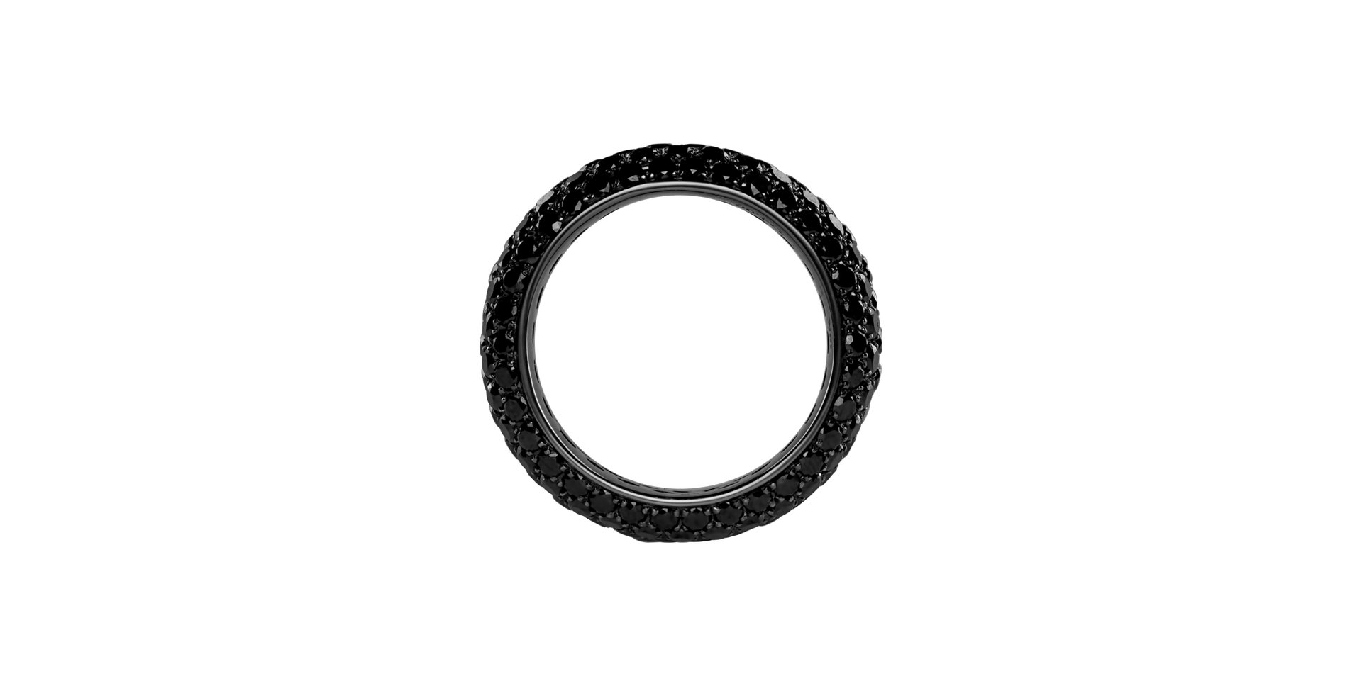 Prsten s černými diamanty Euanthe