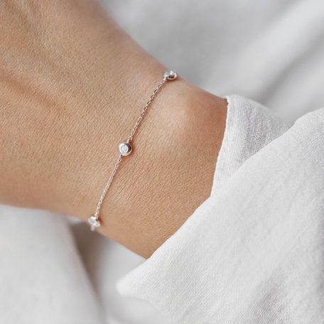 Náramek s diamanty Sparkling Dot
