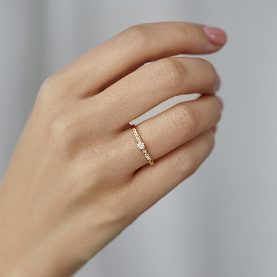 Prsten s diamanty Sparkling Romance