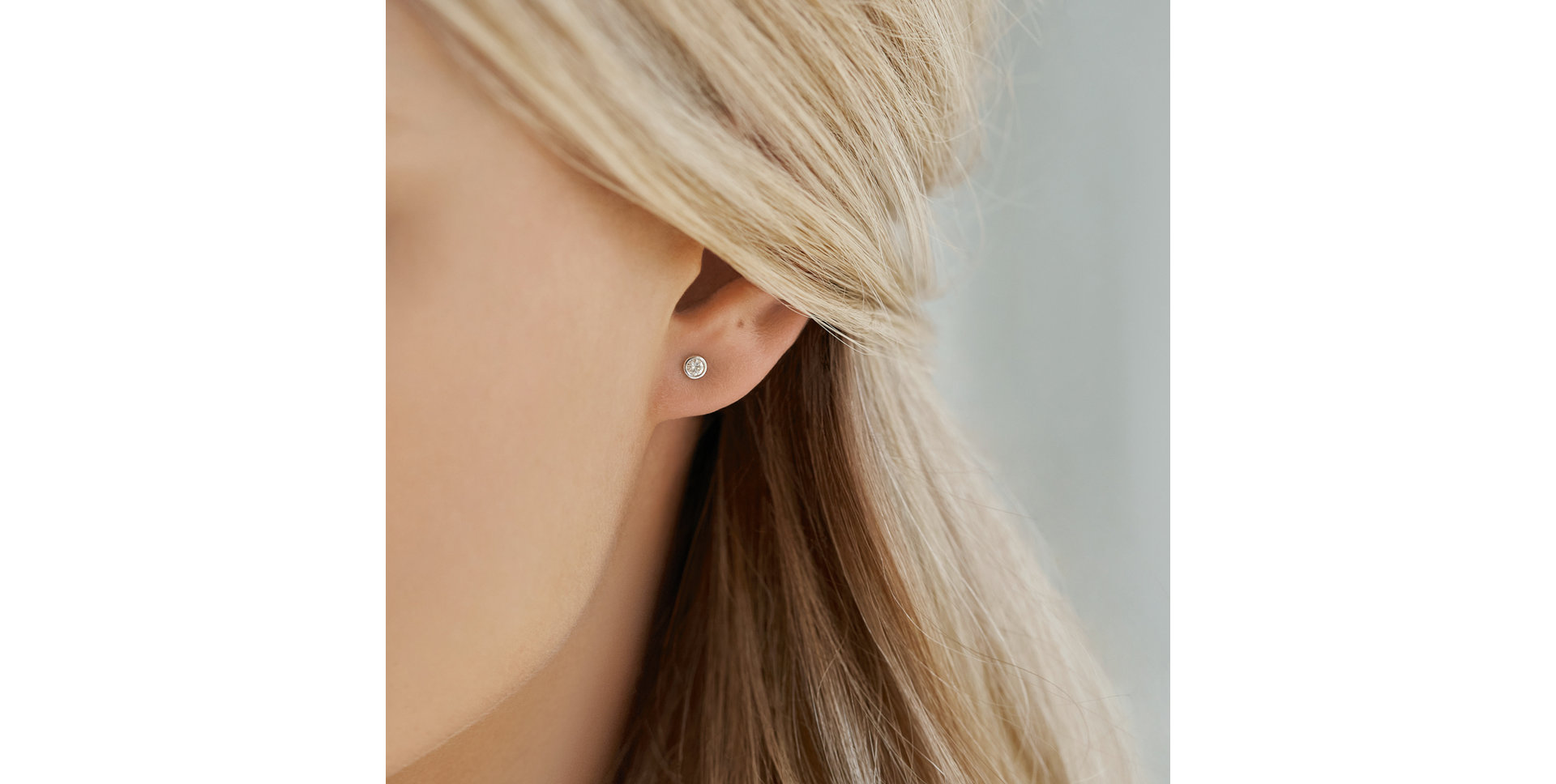 Náušnice s diamantem Shiny Dots