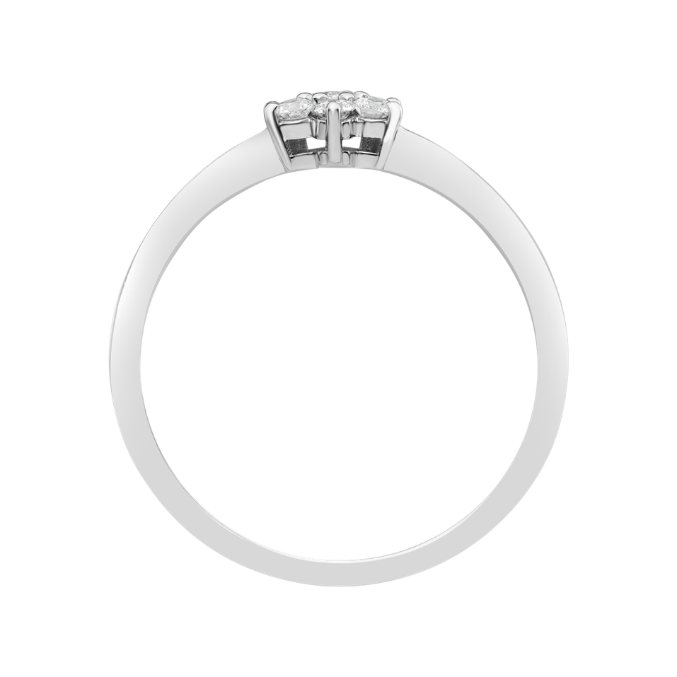 Prsten s diamanty Winter Star