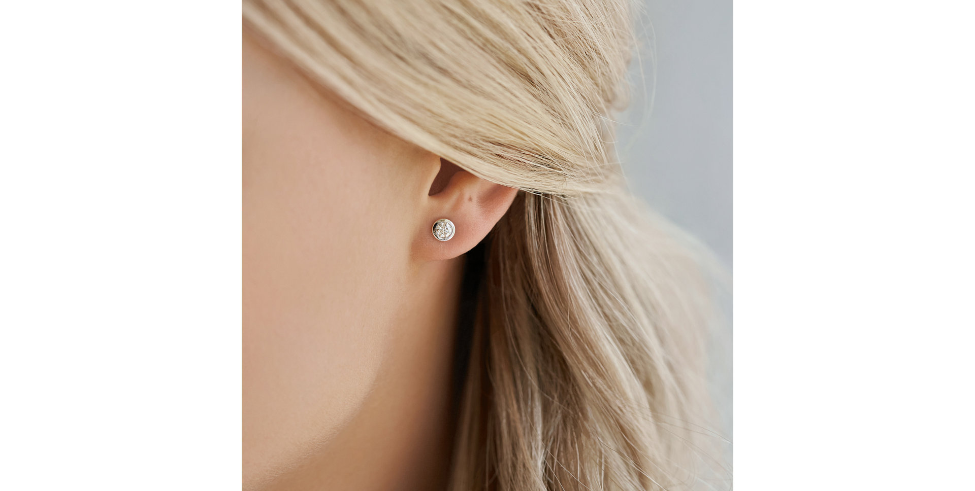 Náušnice s diamantem Shiny Dots