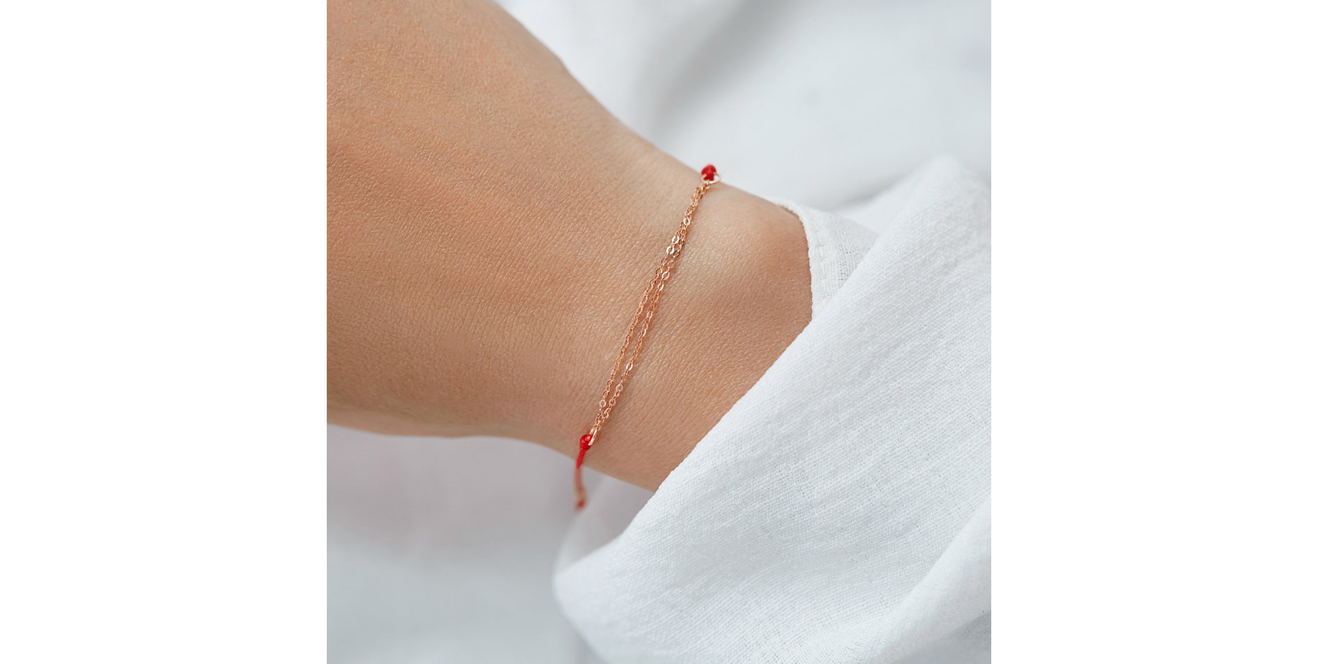 Dámský náramek se šňůrkou Sparkling Chain