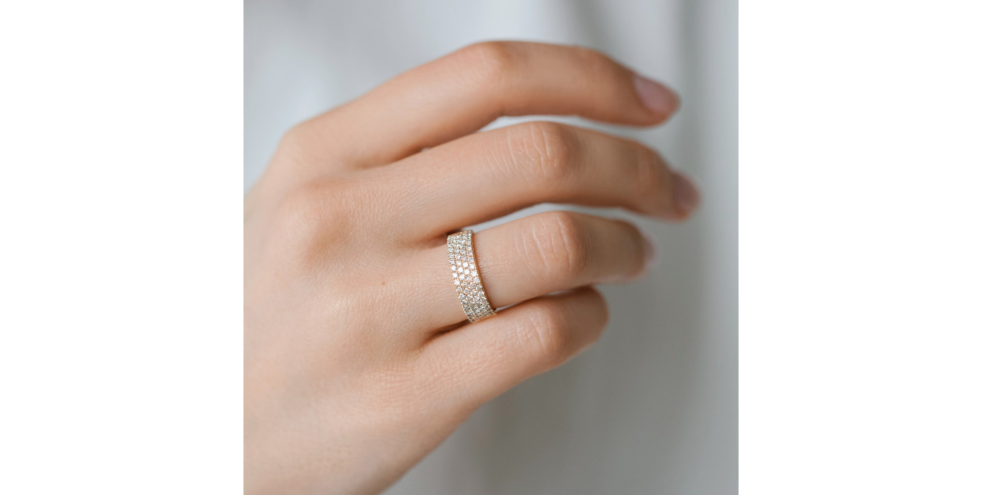 Prsten s černými diamanty Queen Eternity