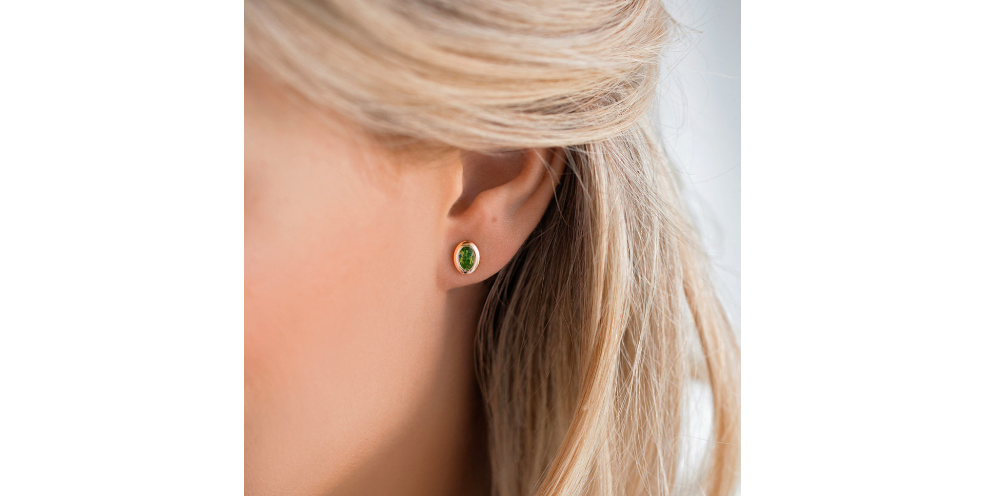 Náušnice s ametystem green Sweet Candy