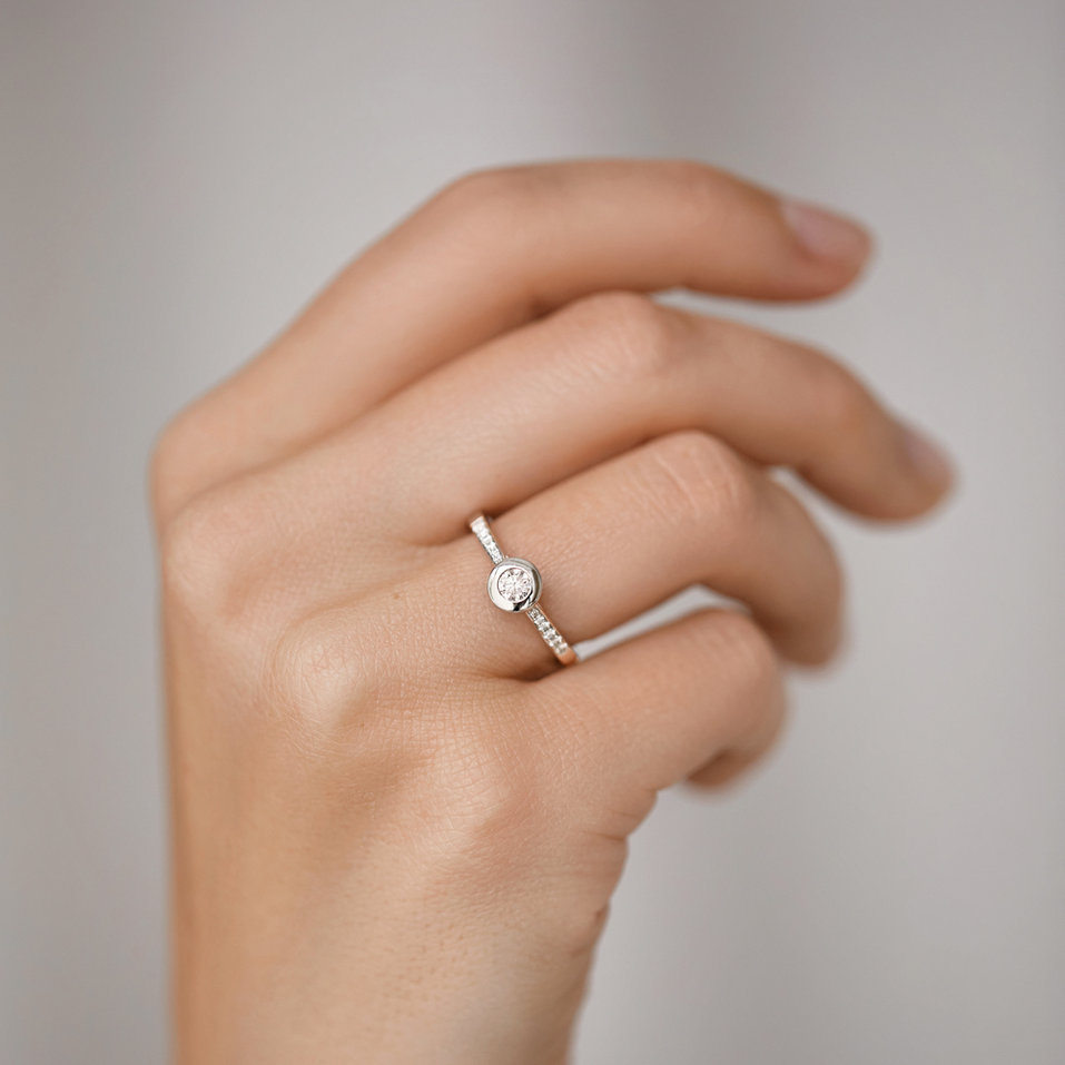 Prsten s diamanty Space Love
