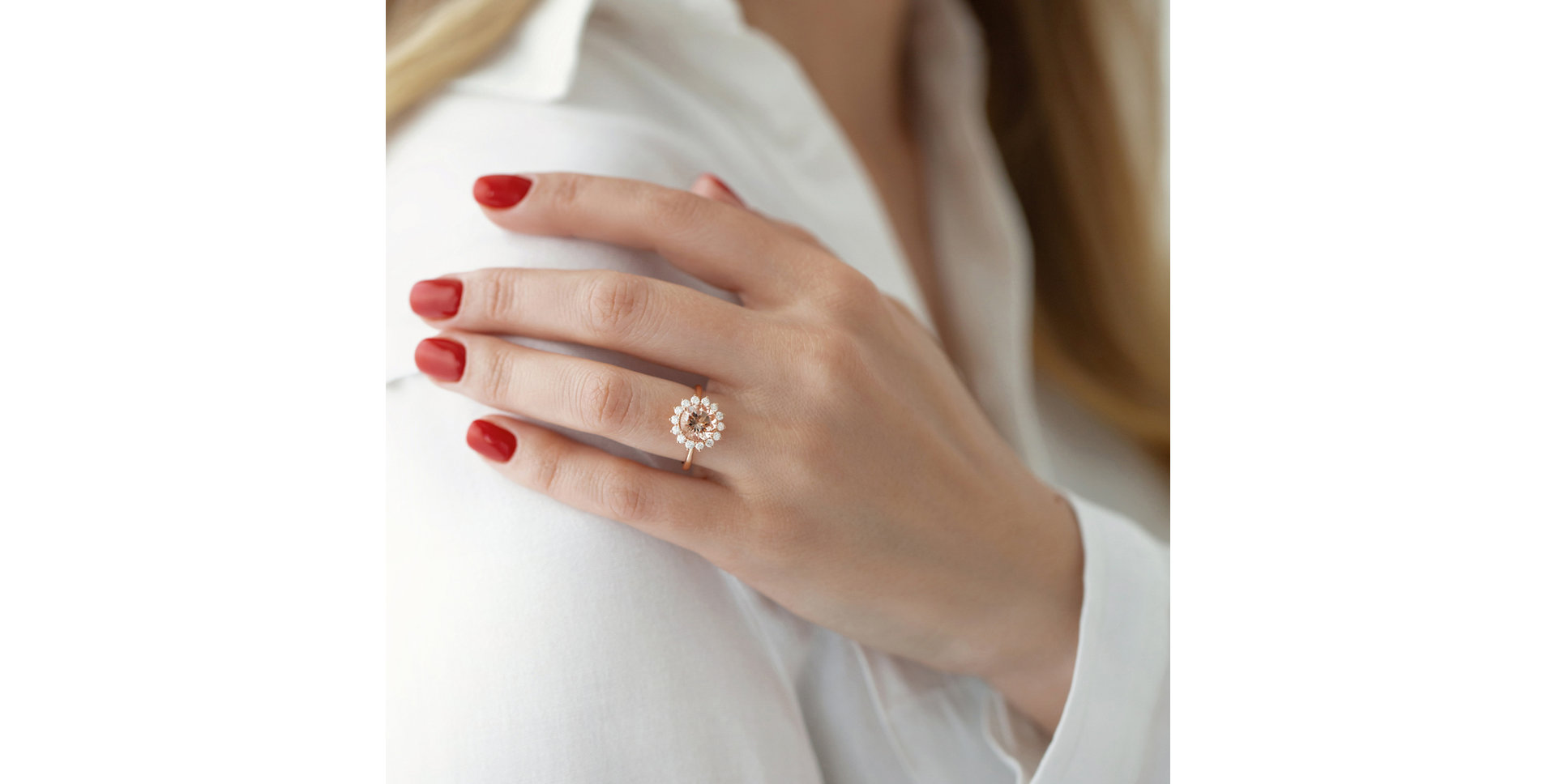 Prsten s turmalínem a diamanty Stellar Sun