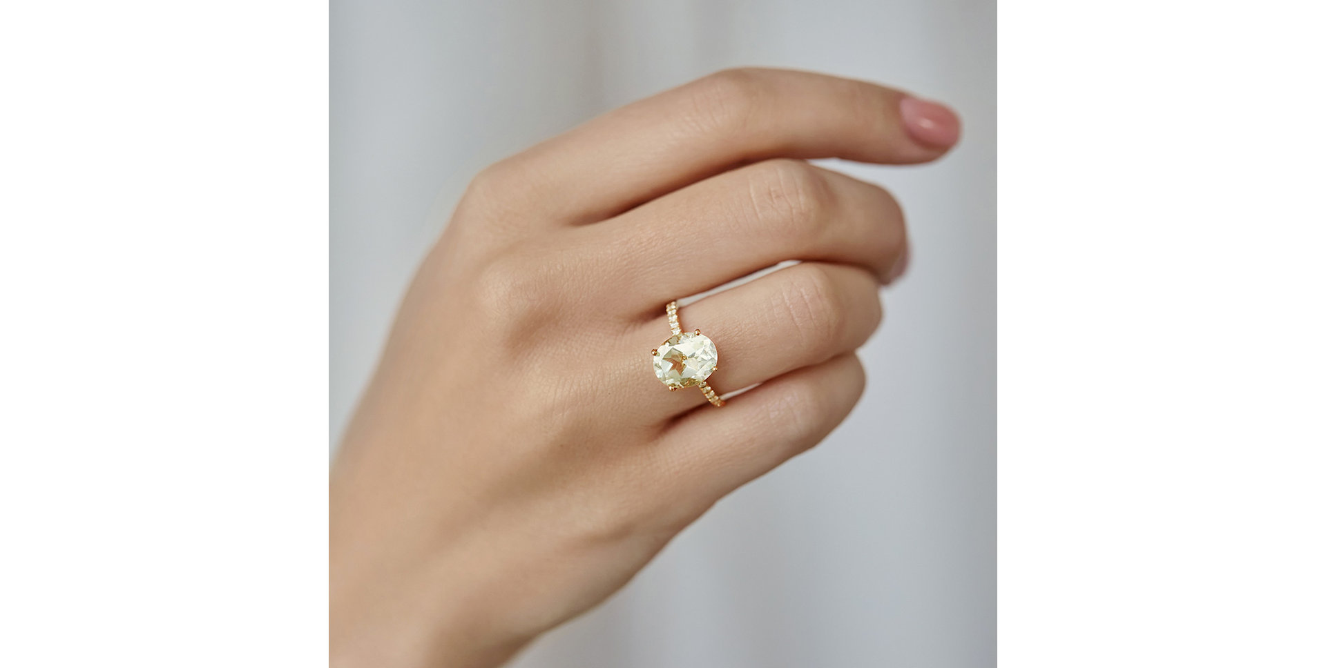 Prsten s turmalínem a diamanty Luxury Embrace