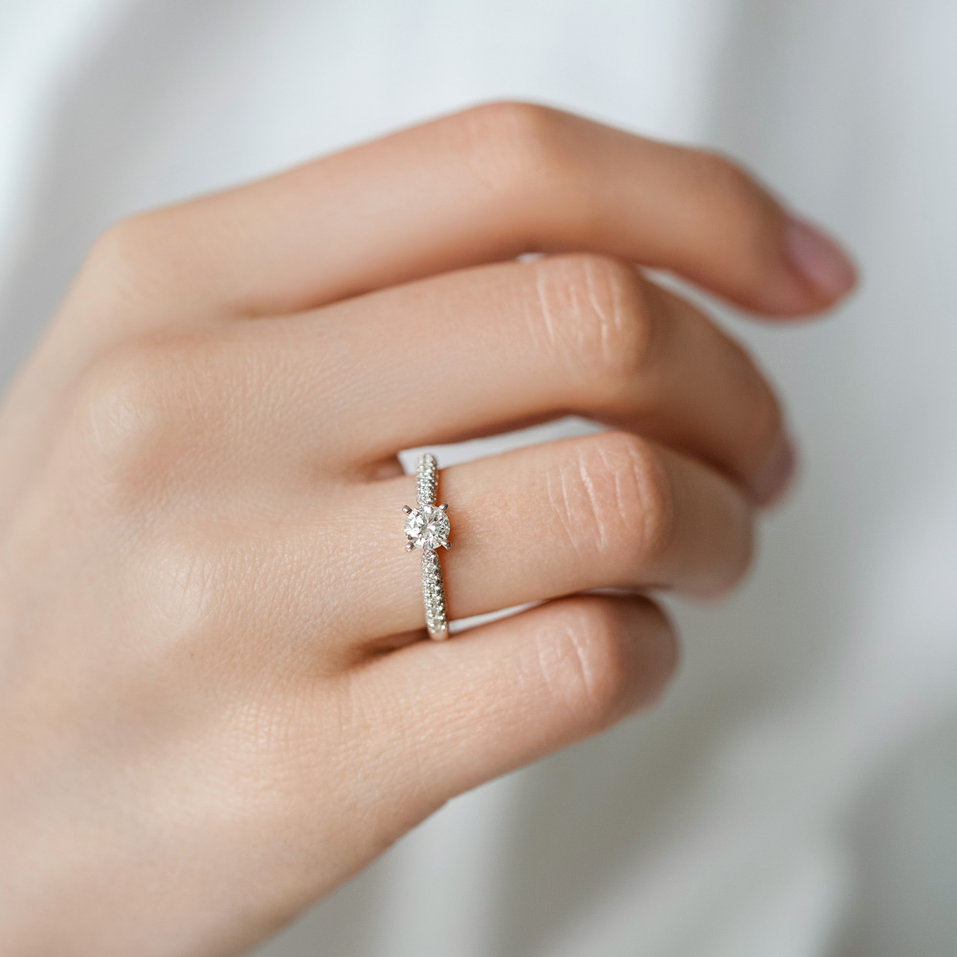 Prsten s diamanty Luxury Romance