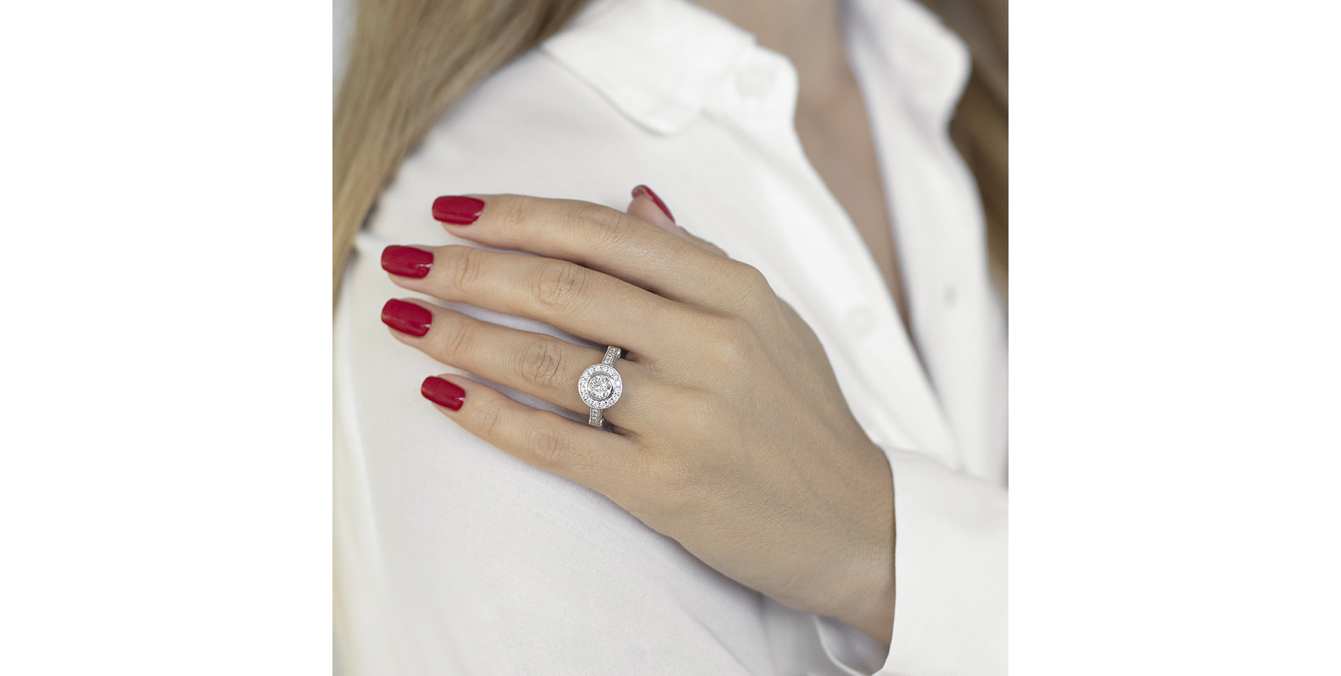 Prsten s diamanty Messina