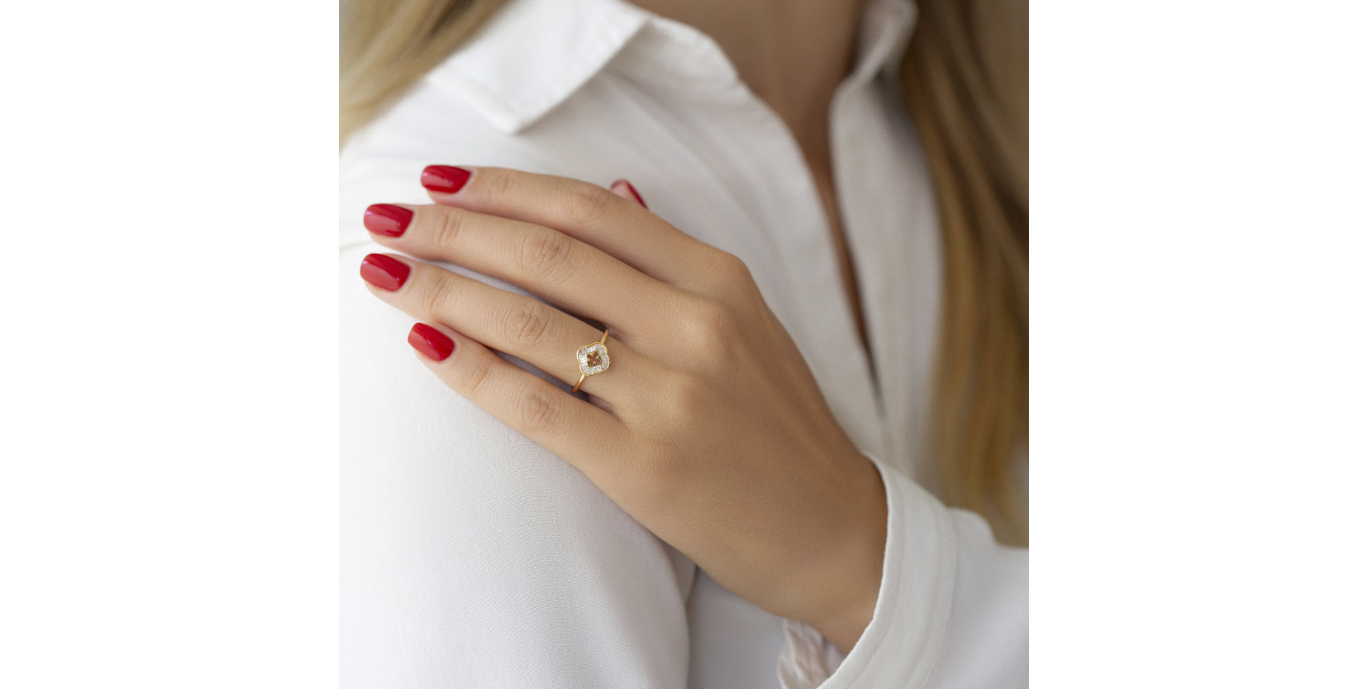 Prsten s diamanty Galio