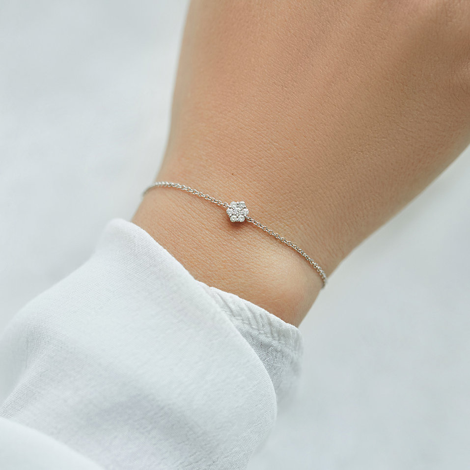 Náramek s diamanty Evening Sky