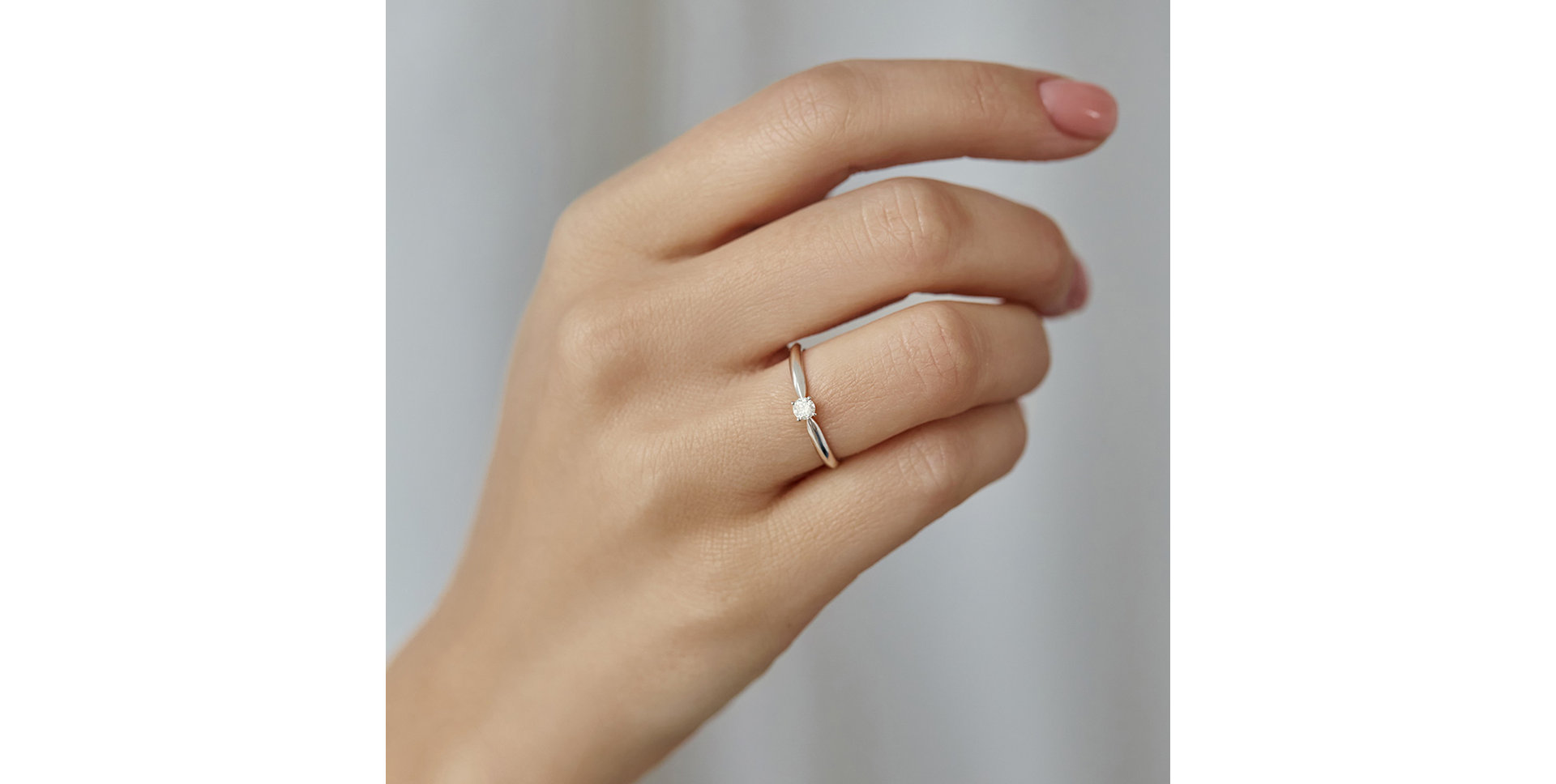 Prsten s diamantem One Love