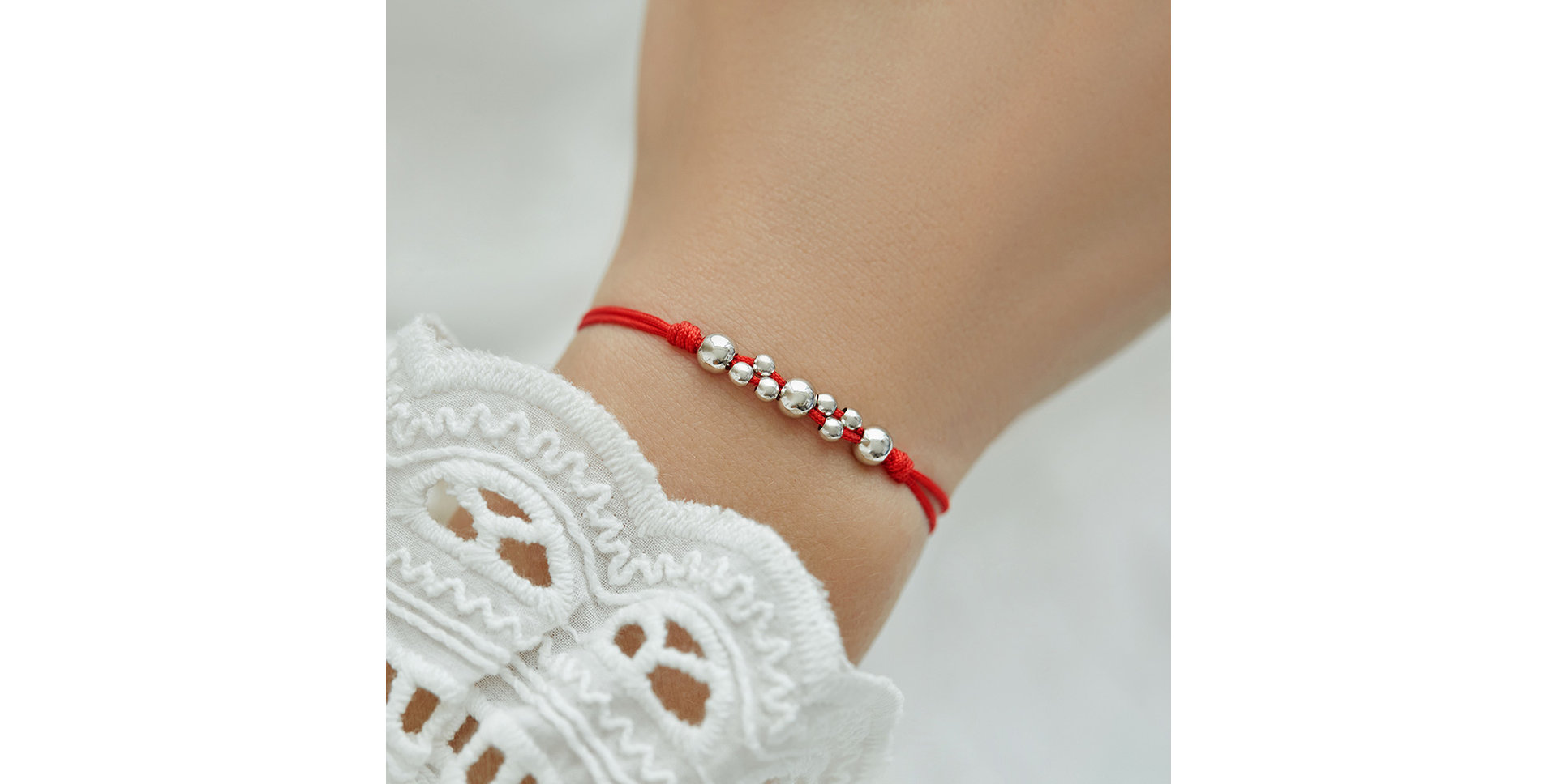 Dámský náramek se šňůrkou Bubble Shamballa