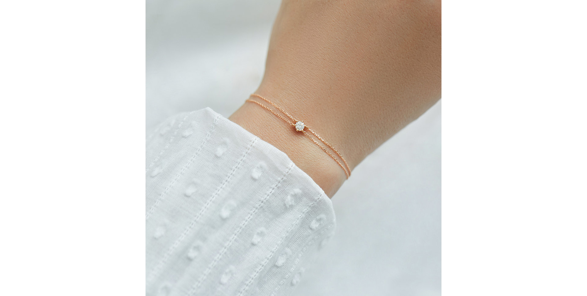 Náramek s diamantem Essential Shine