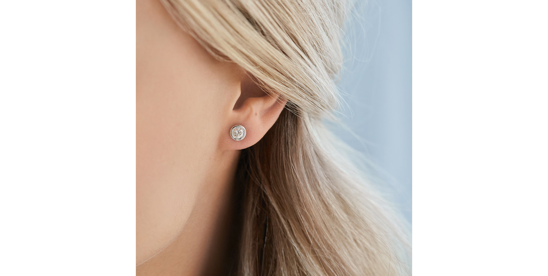 Náušnice s diamantem Shiny Dots