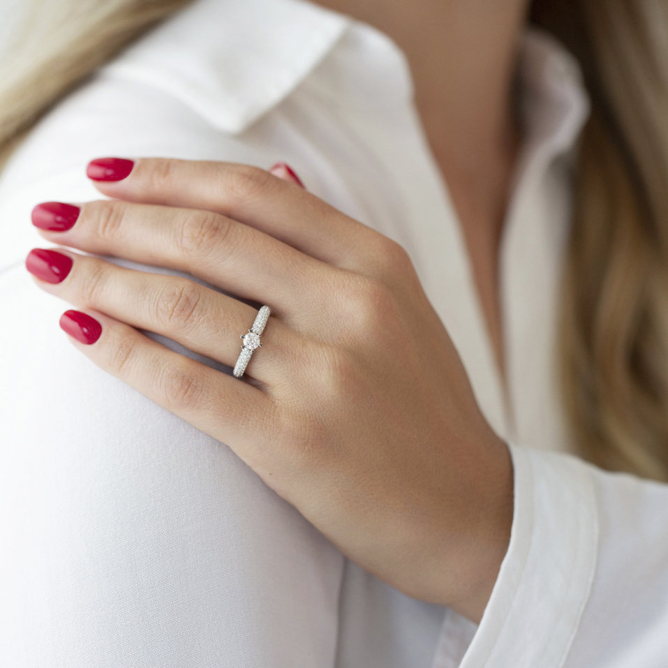 Prsten s diamanty Thorny Brilliant