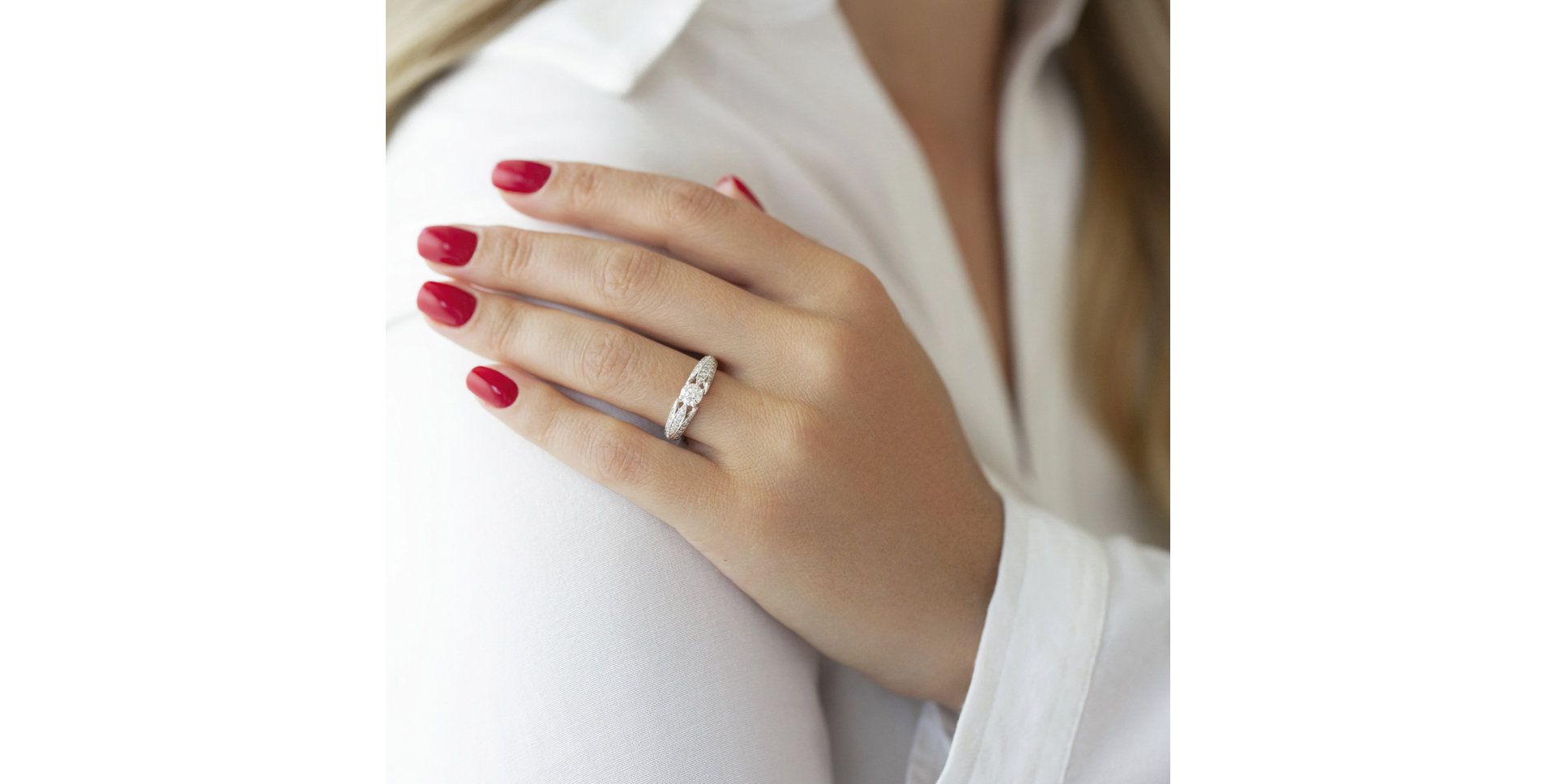 Prsten s diamanty Neroli