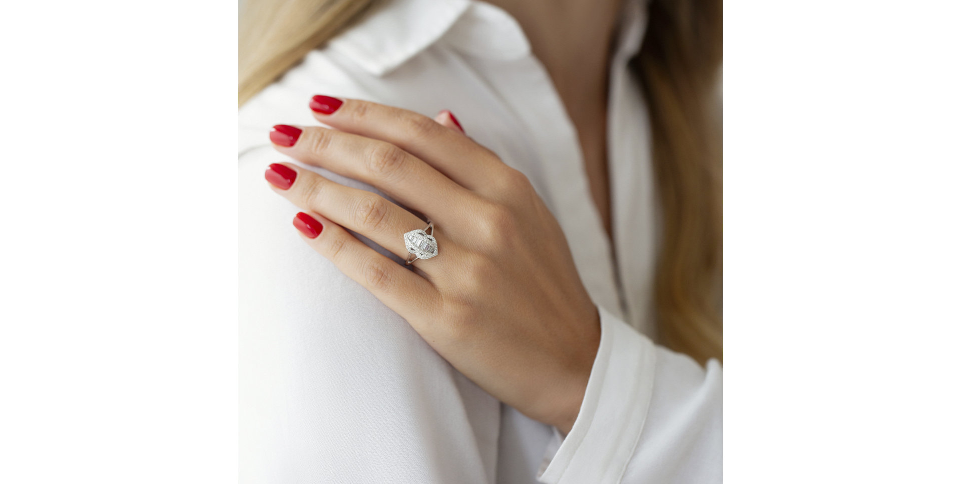 Prsten s diamanty Elenne