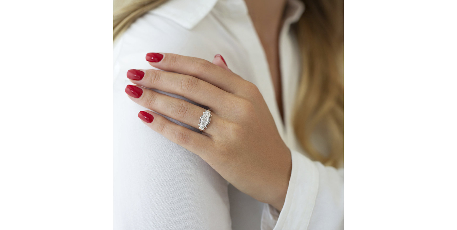 Prsten s diamanty Perpetua