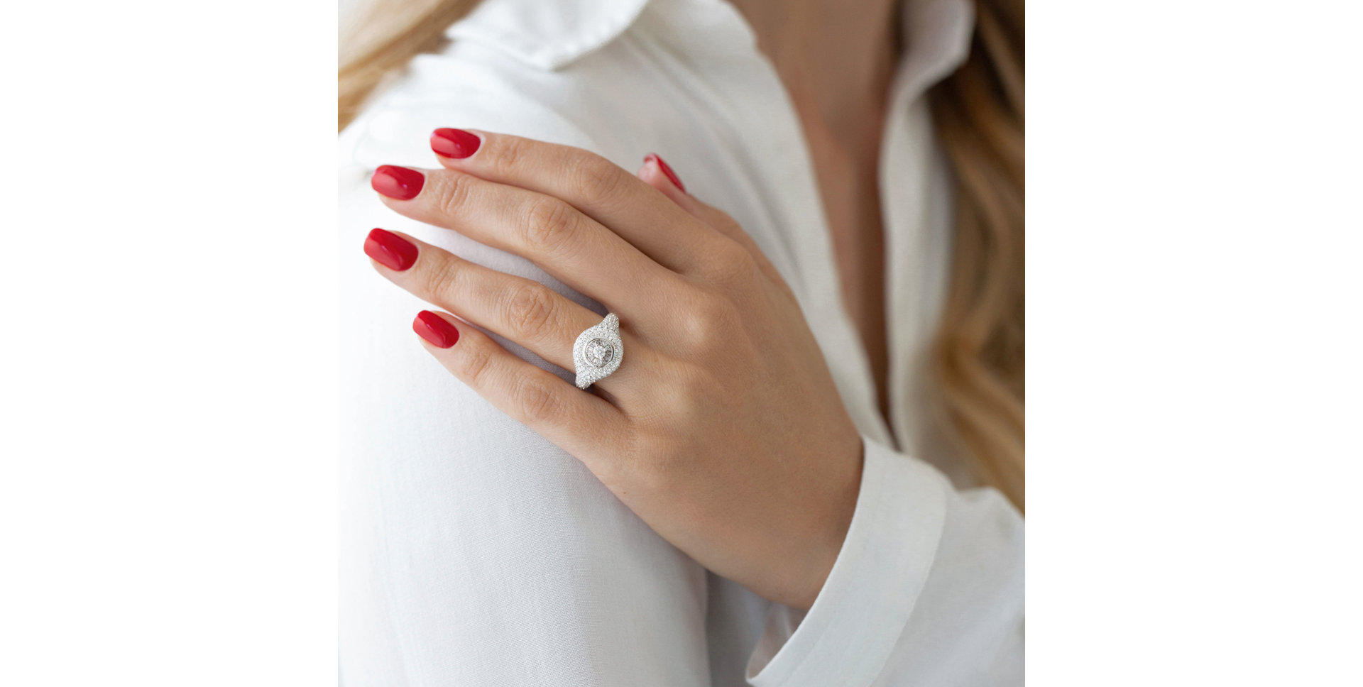 Prsten s diamanty Majestic Angel