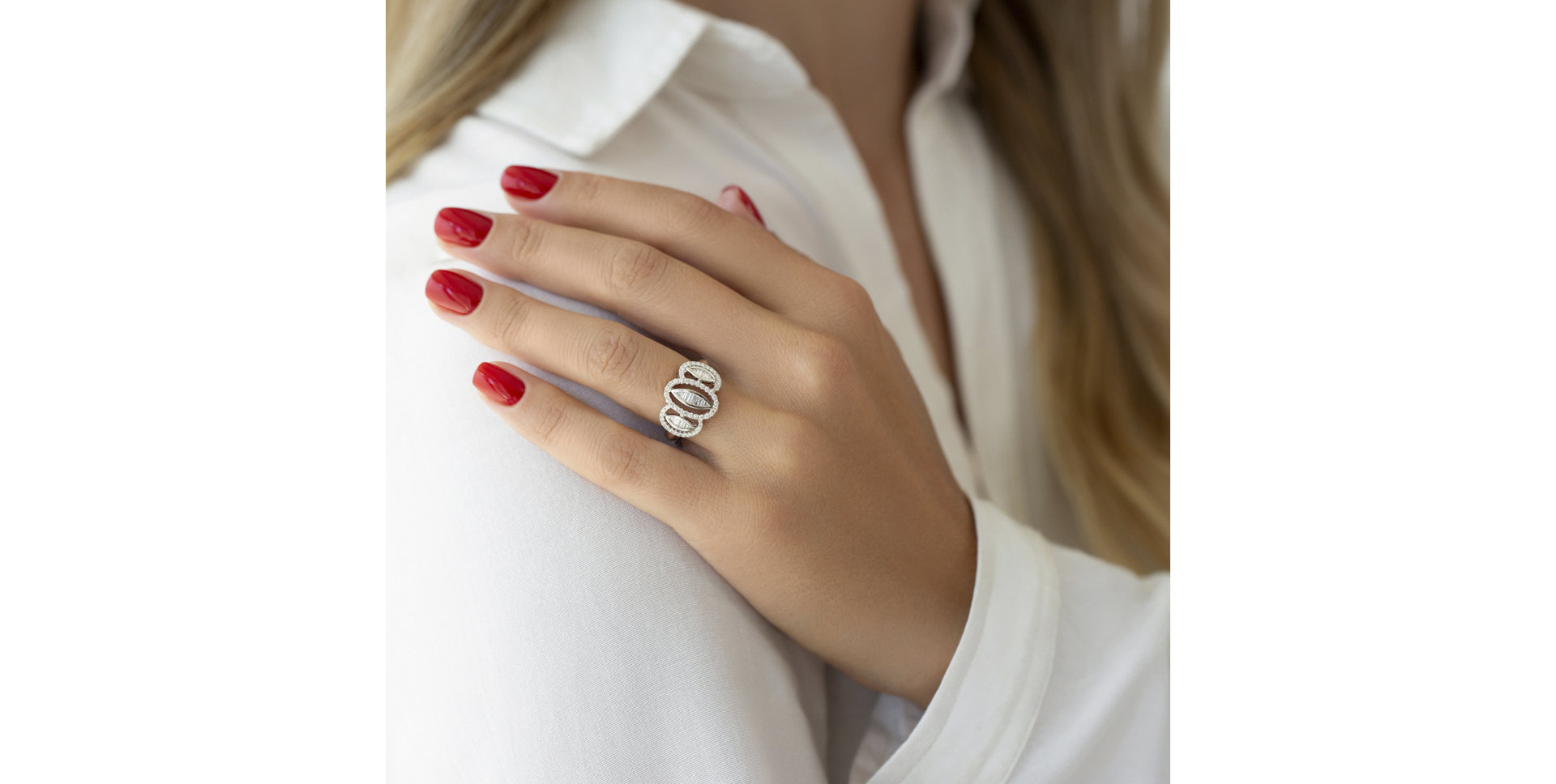 Prsten s diamanty Glamorous Spark