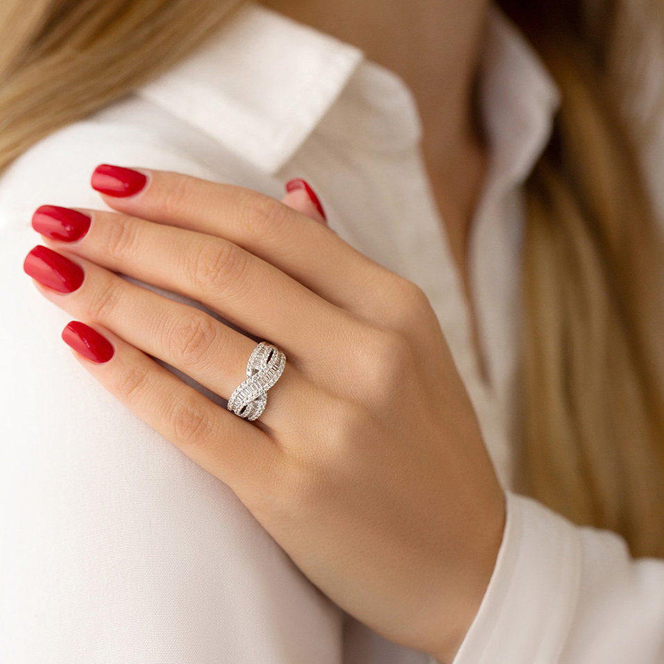 Prsten s diamanty Barbara