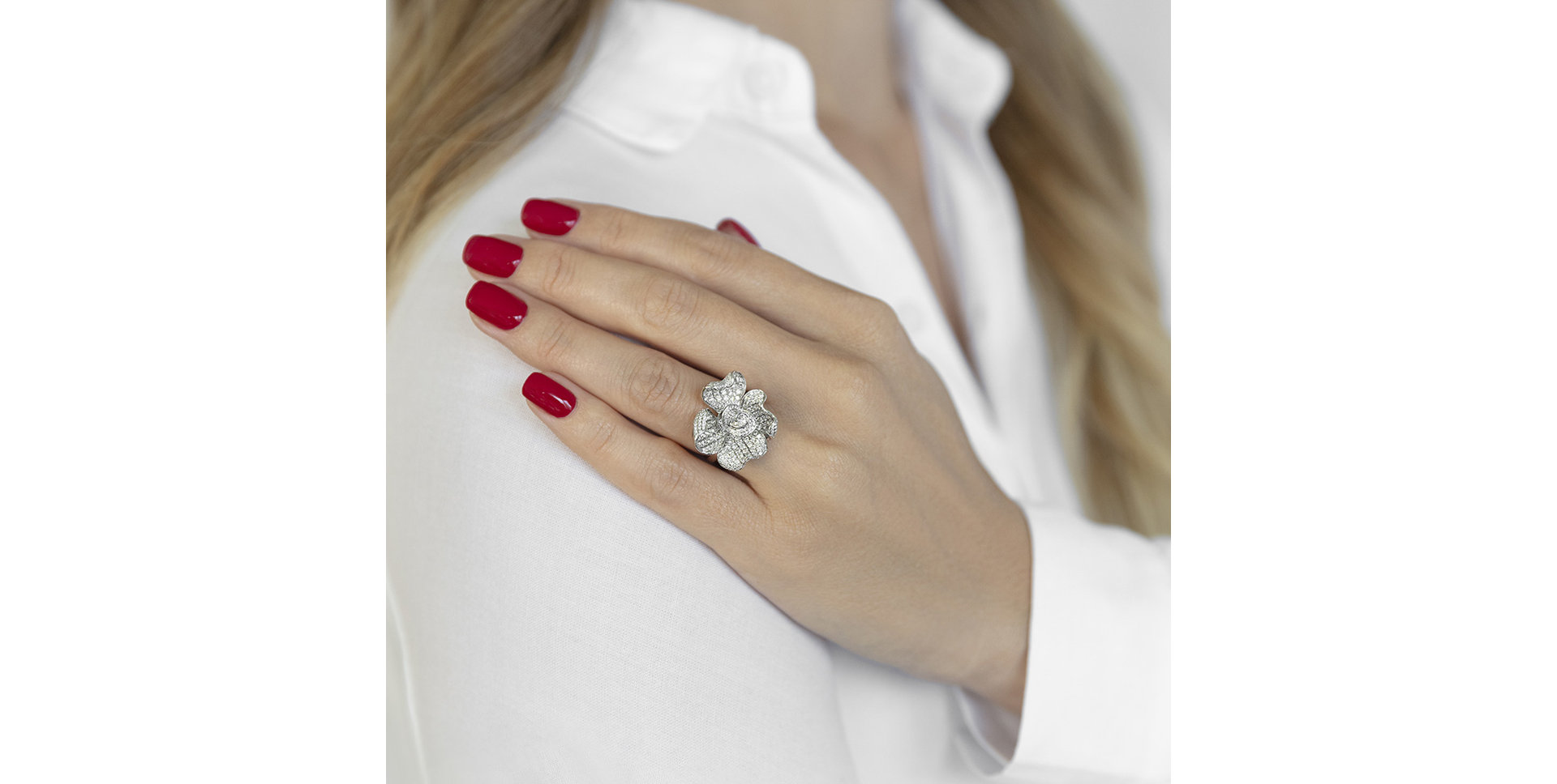 Prsten s diamanty Fattima