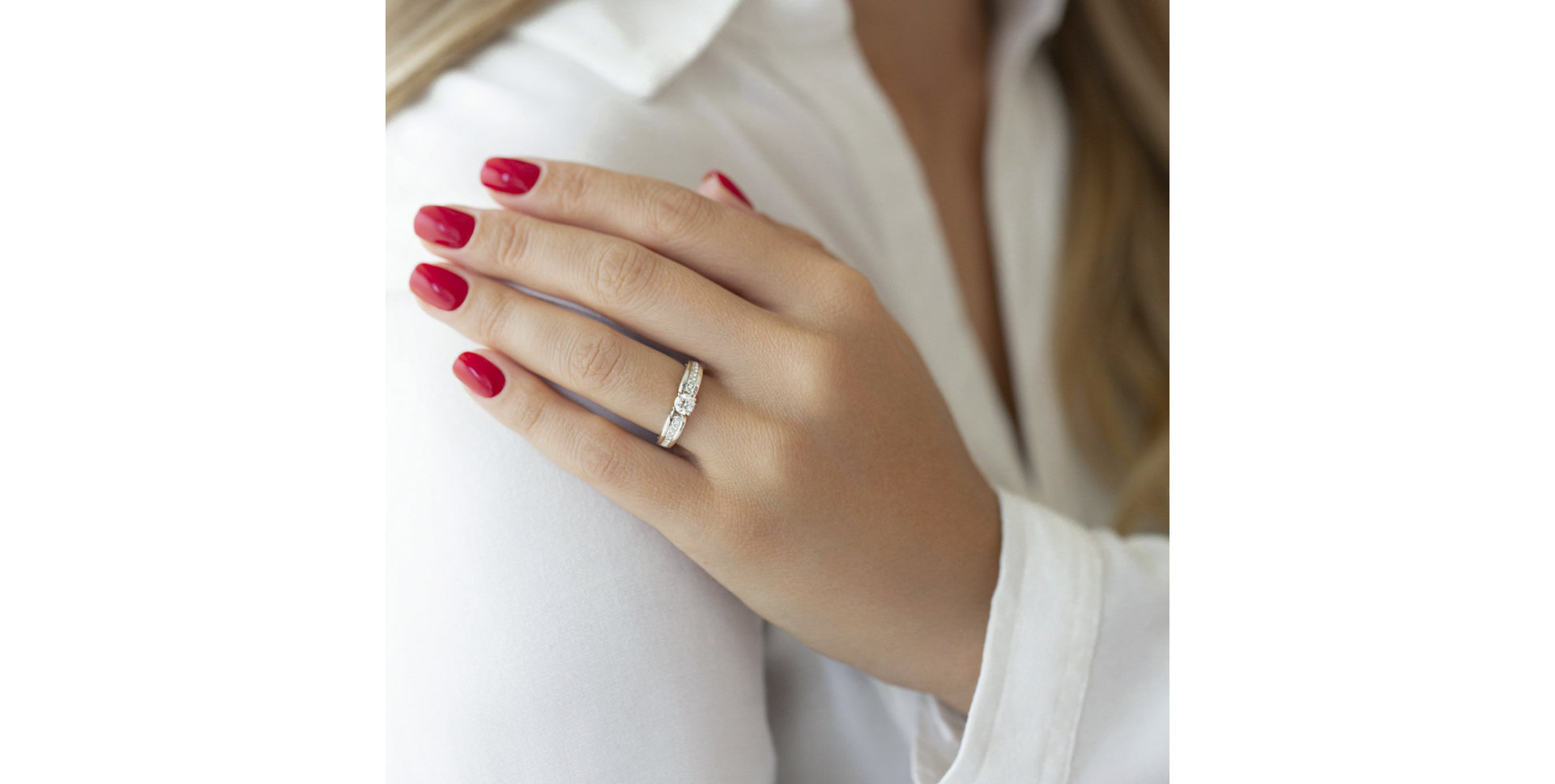 Prsten s diamanty Carmelita