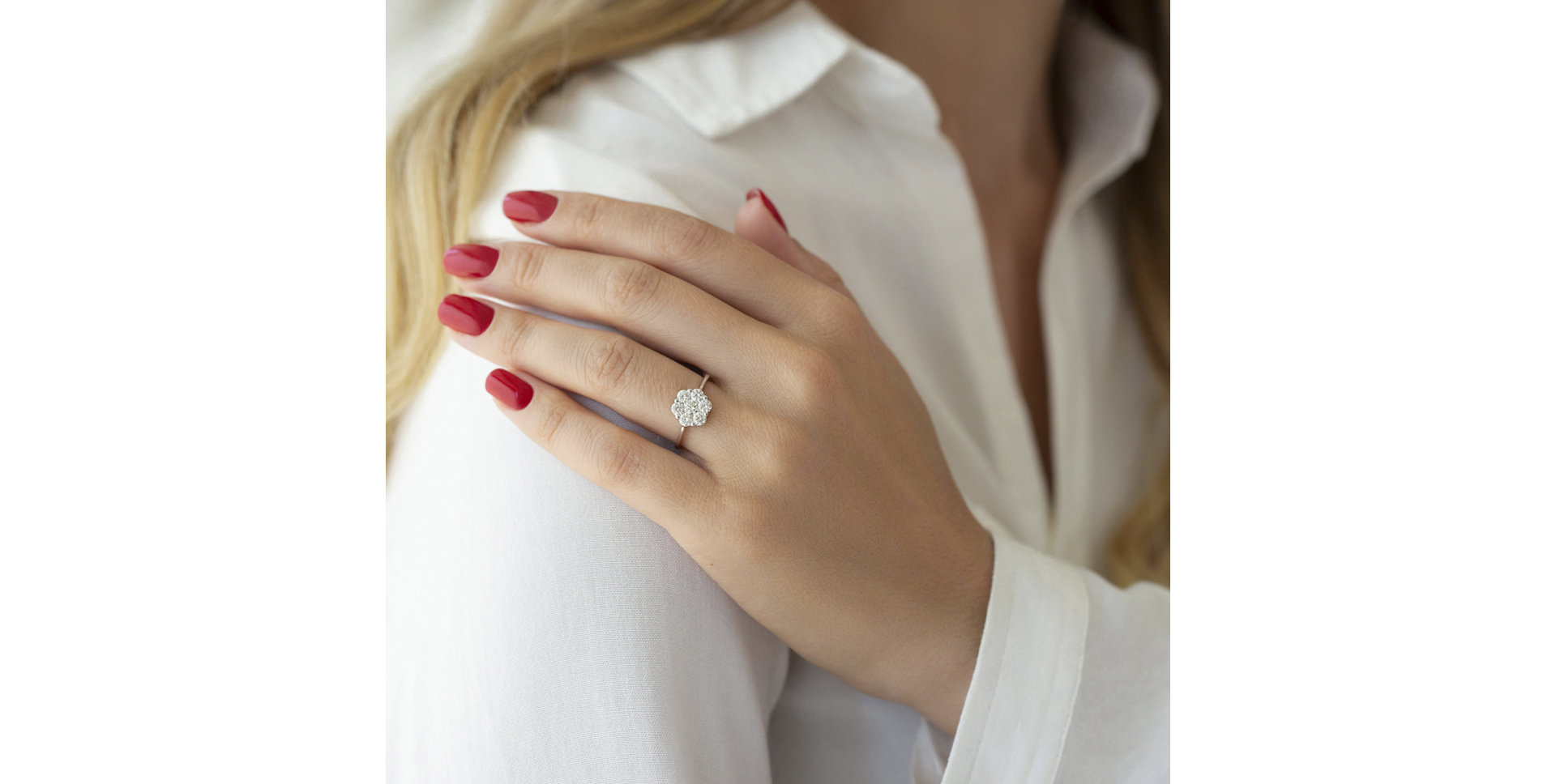 Prsten s diamanty Fiona