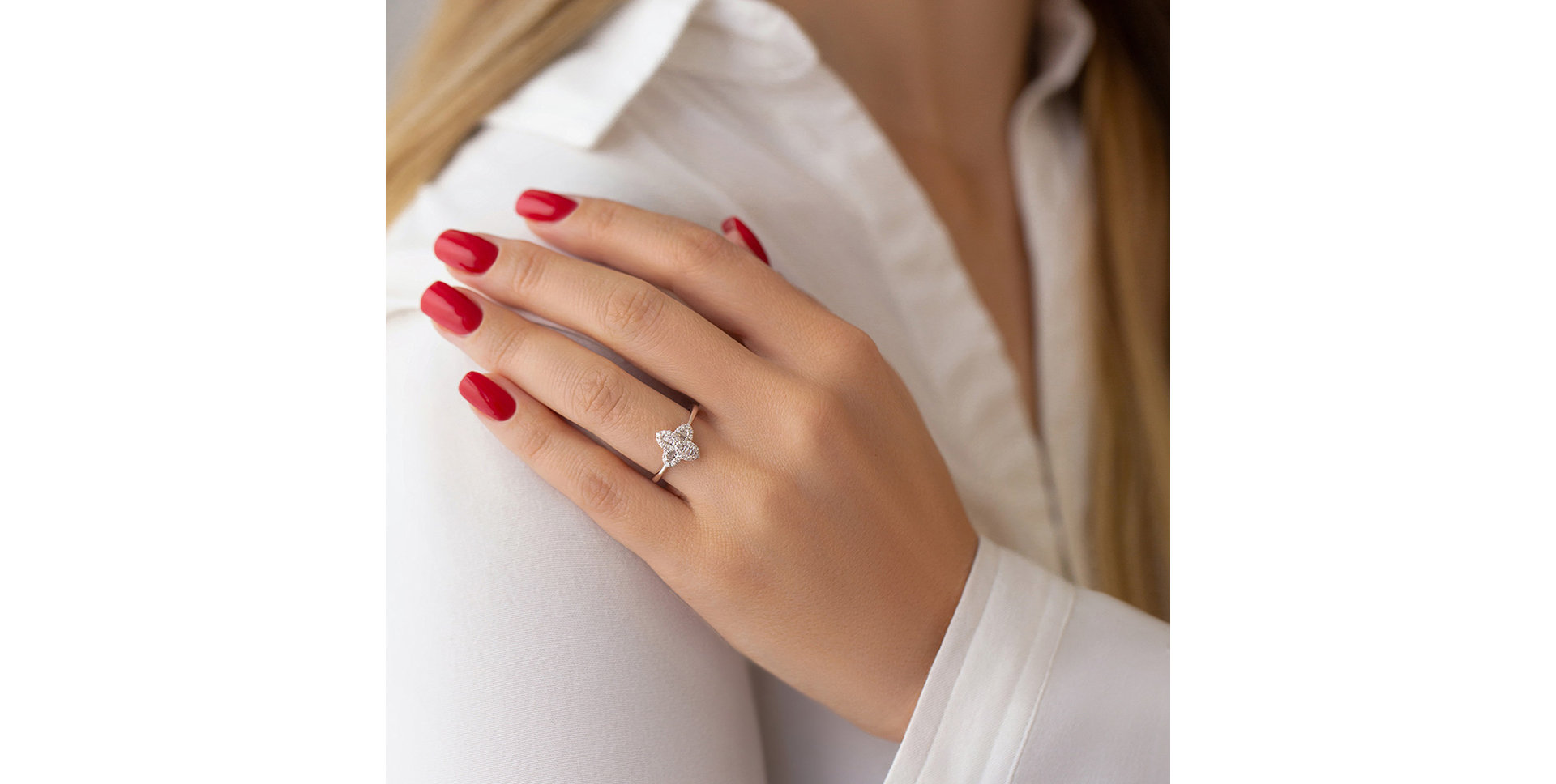 Prsten s diamanty Rosaleta