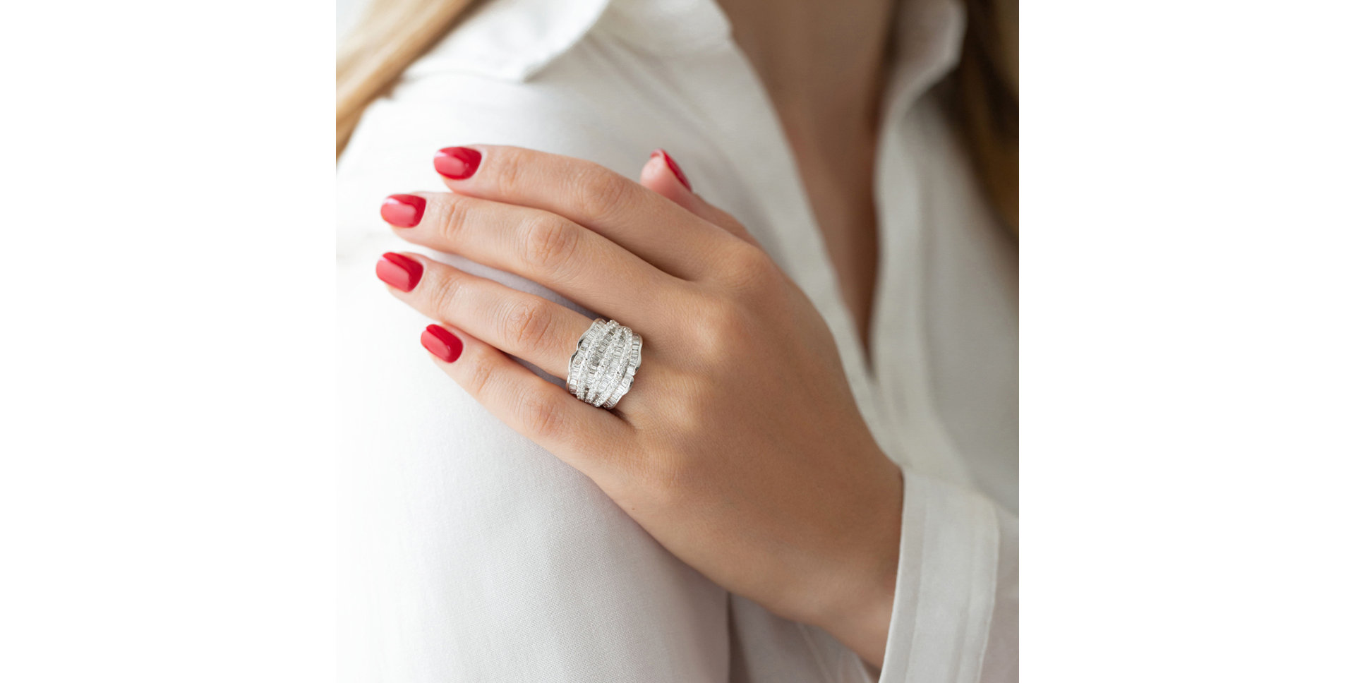 Prsten s diamanty Holiday Kiss