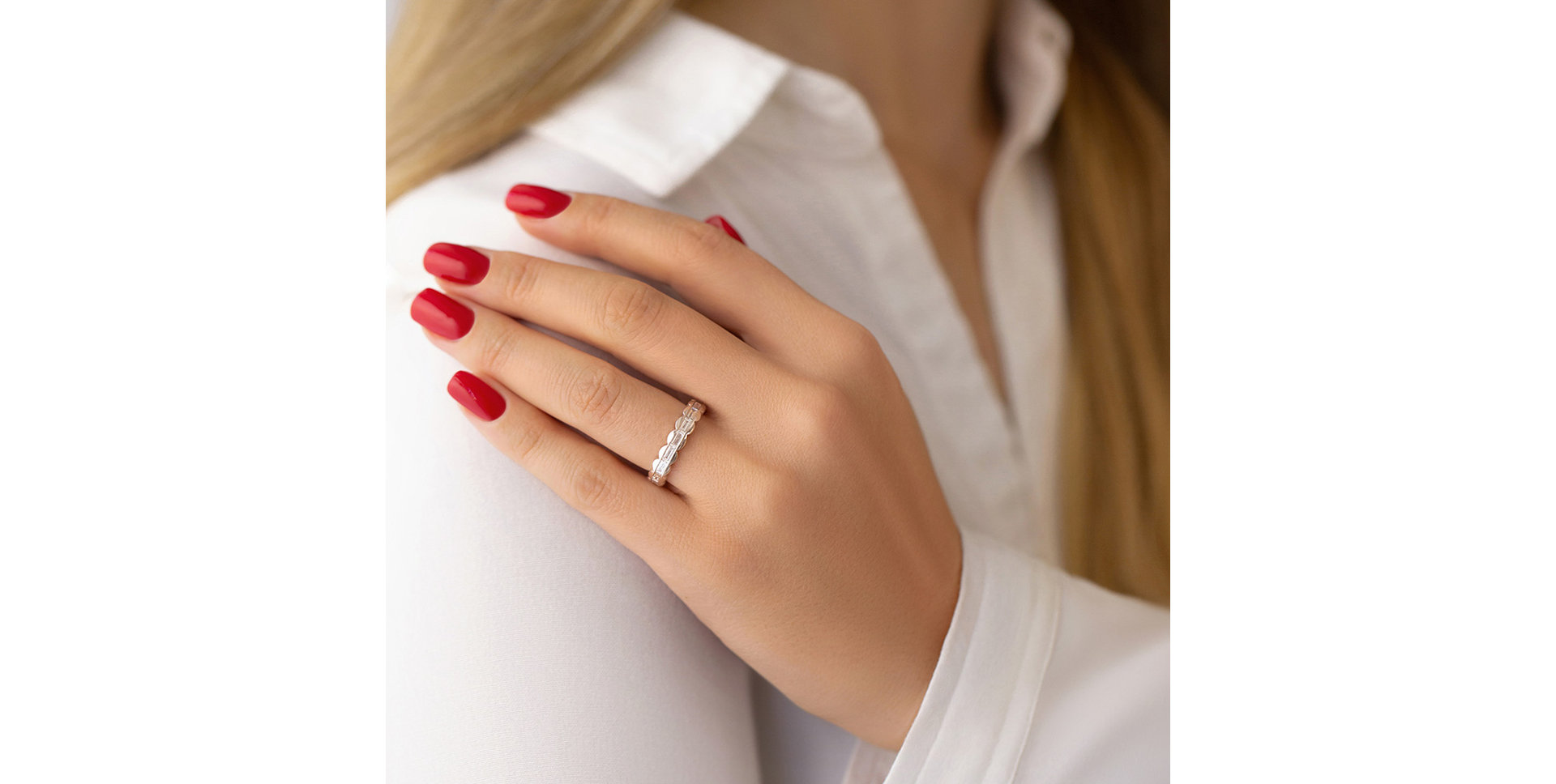 Prsten s diamanty Gautier