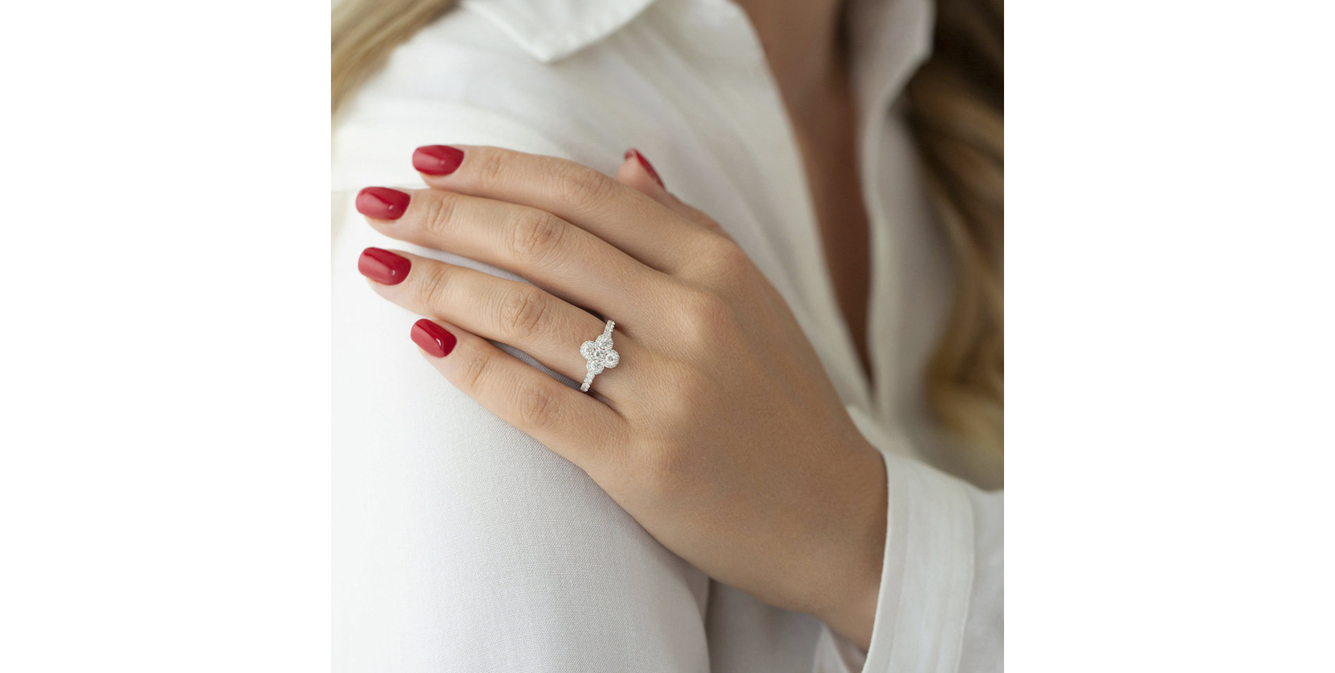 Prsten s diamanty Gloria