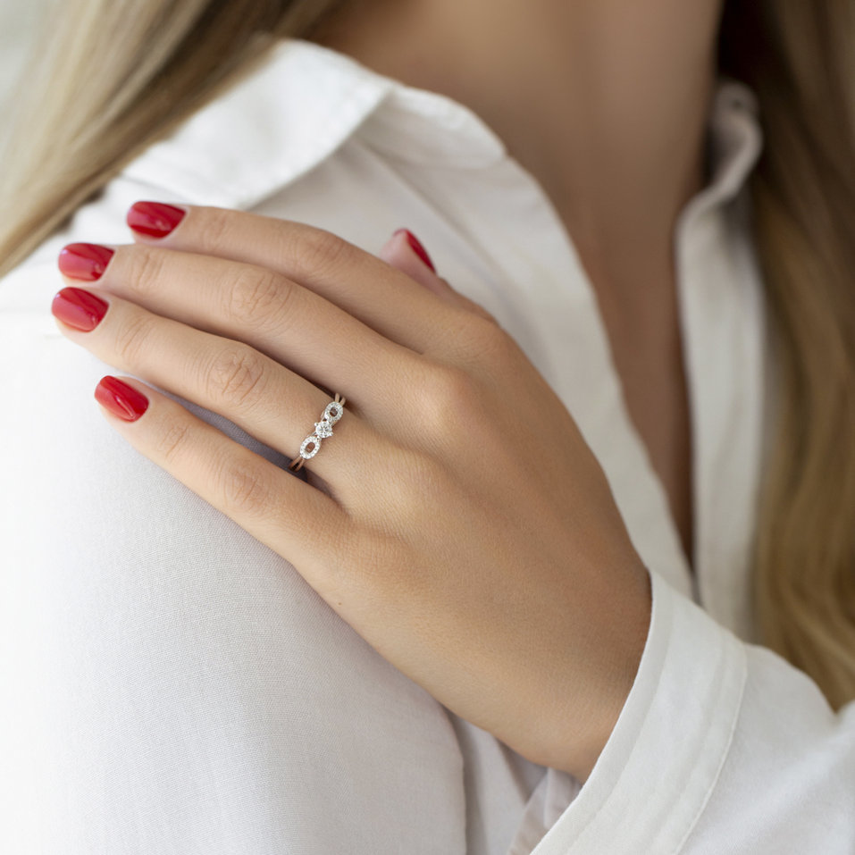 Prsten s diamanty Sidra