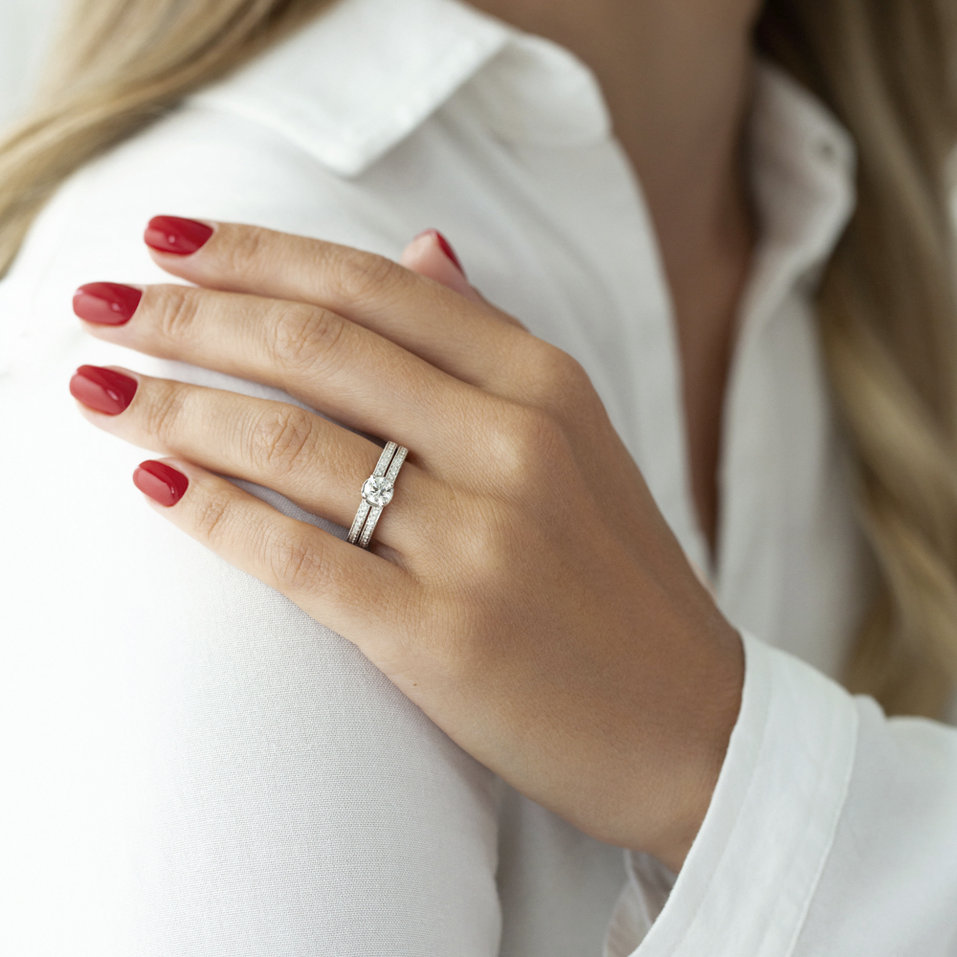 Prsten s diamanty Leyana