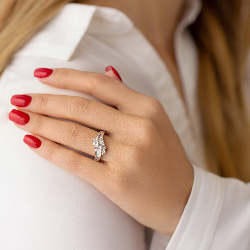 Prsten s diamanty Virginie