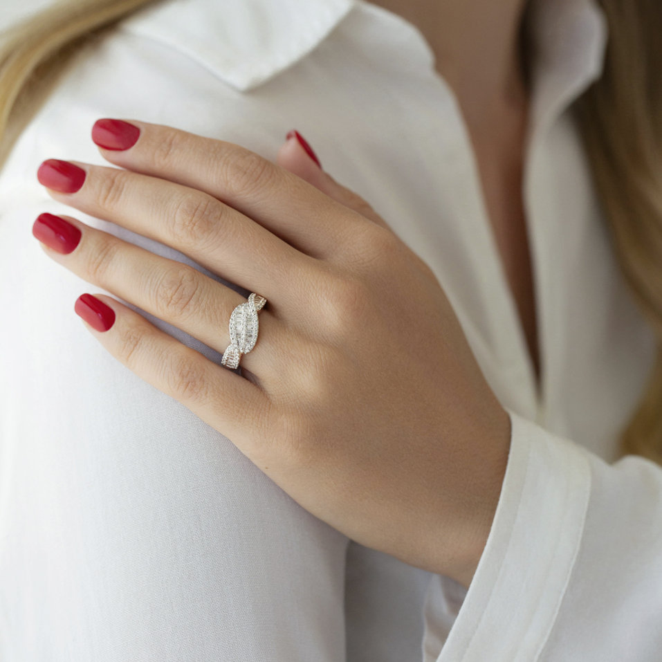 Prsten s diamanty Edouard