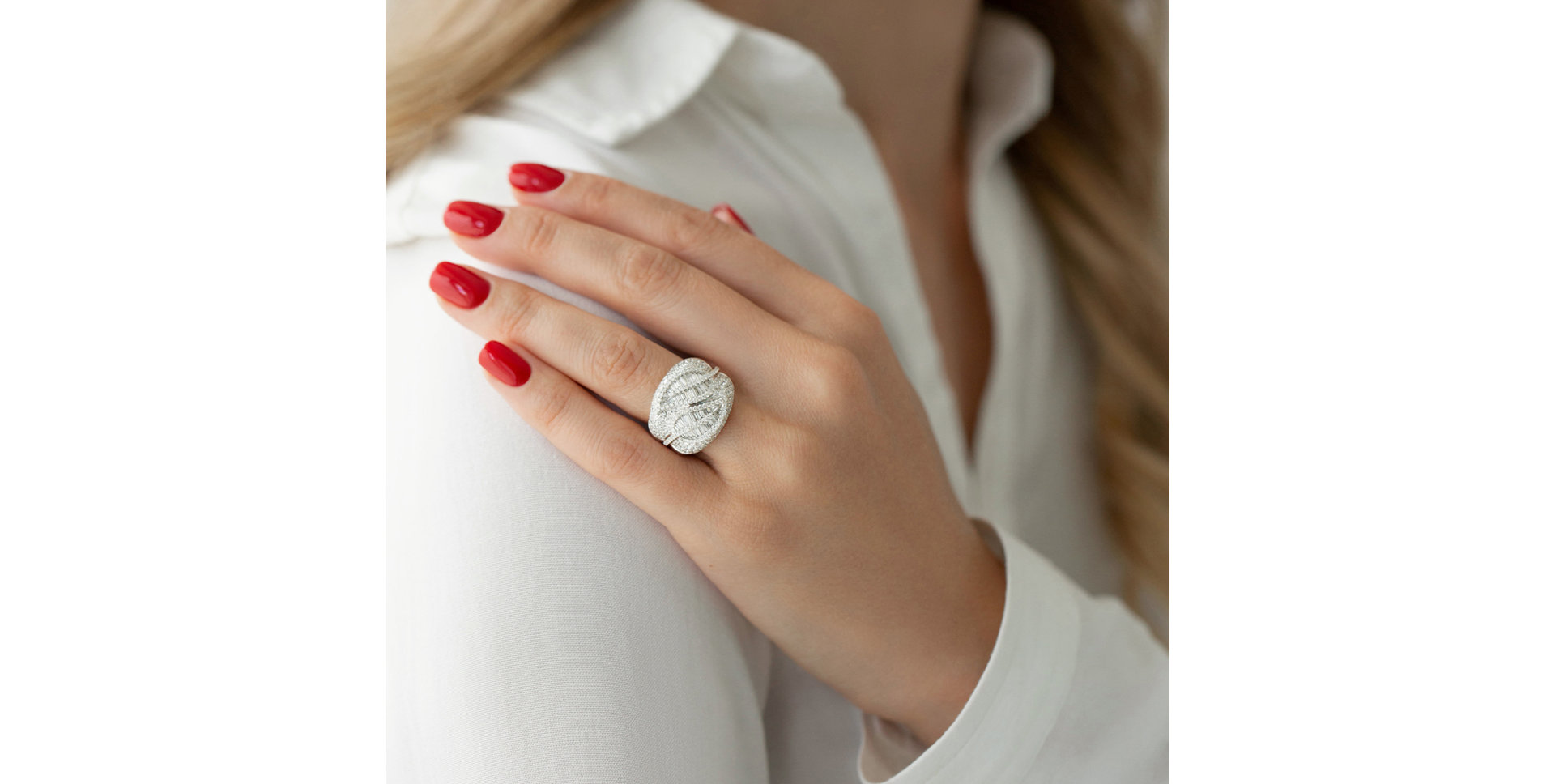 Prsten s diamanty Cinematic Seaside