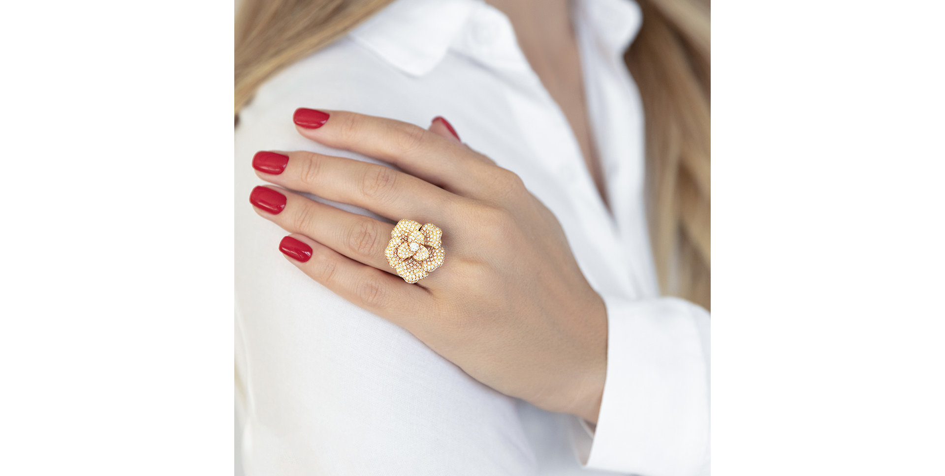 Prsten s diamanty Mallow