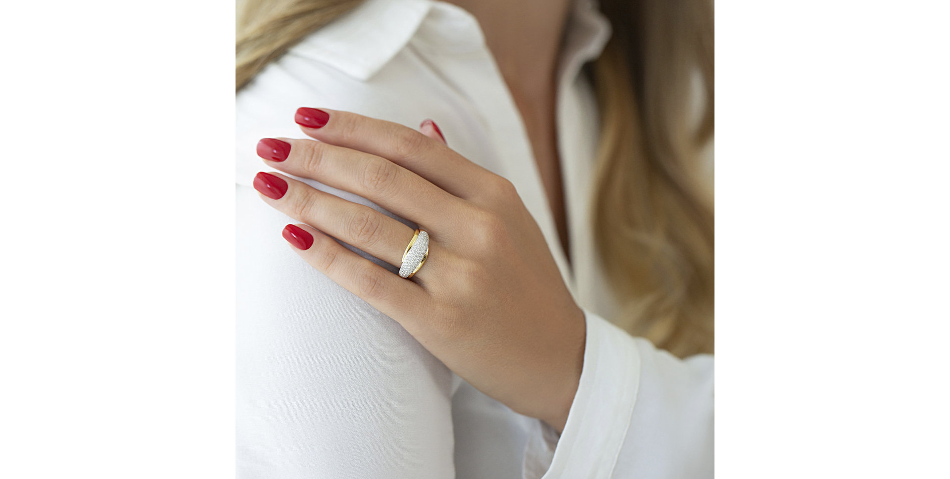 Prsten s diamanty Ivonne