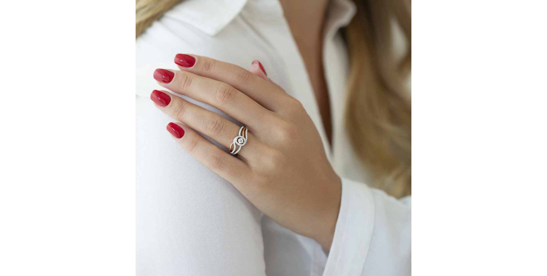 Prsten s diamanty Octavian