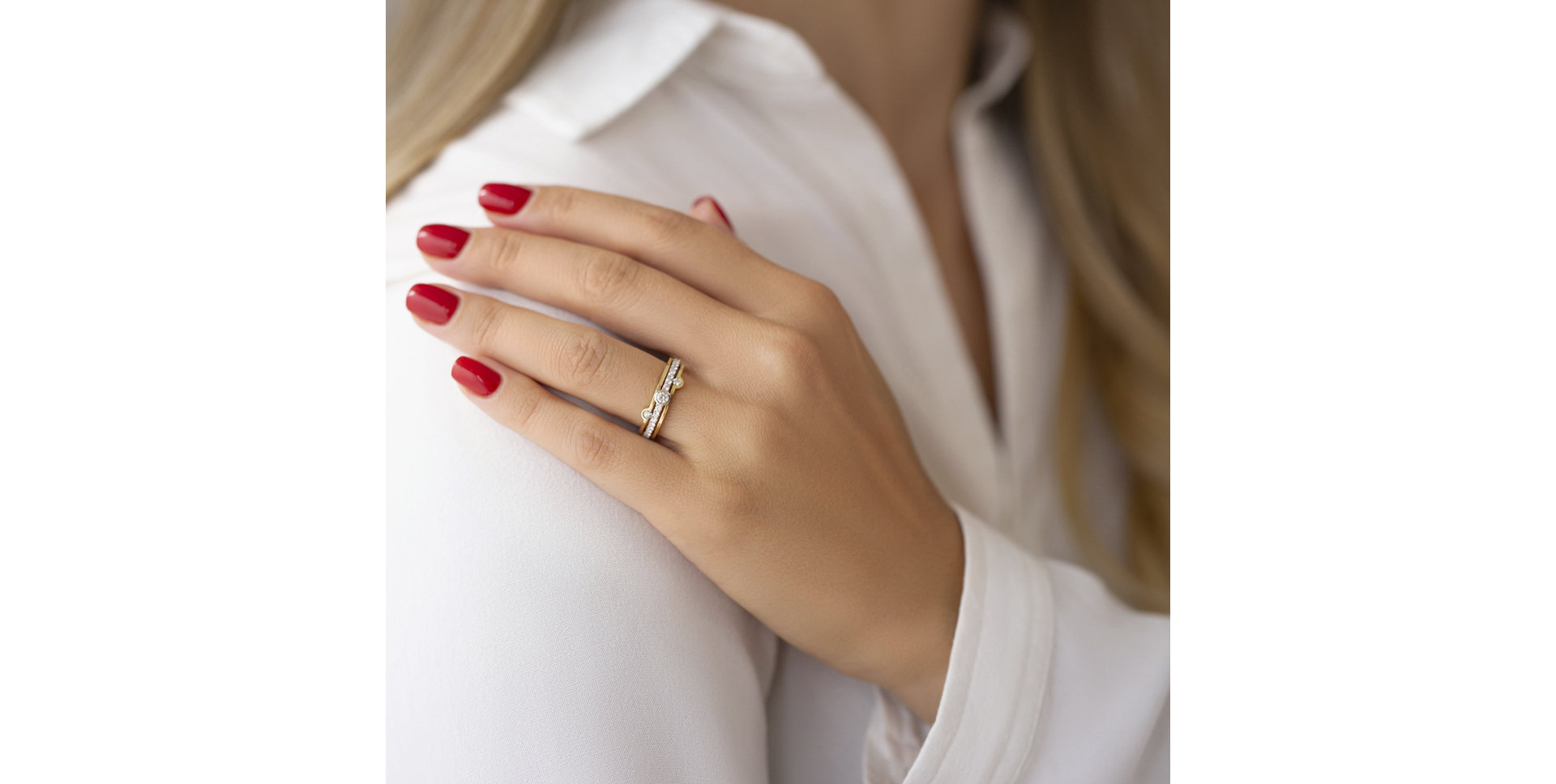 Prsten s diamanty Sparkling Allegory