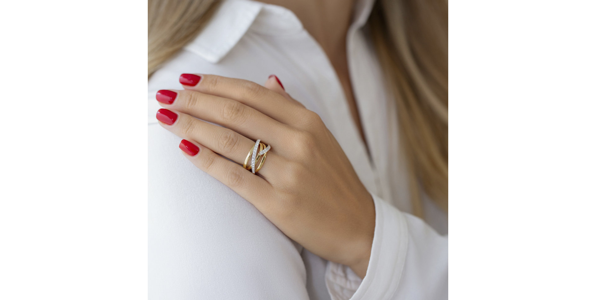 Prsten s diamanty Séverin