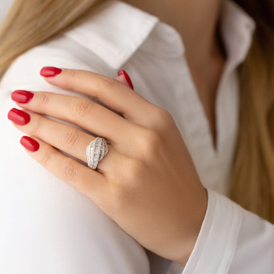 Prsten s diamanty Cédric