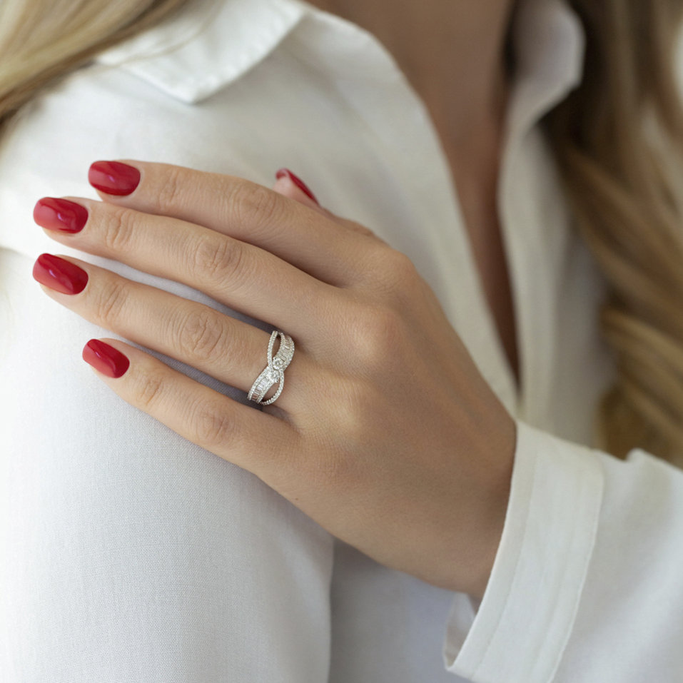 Prsten s diamanty Basile