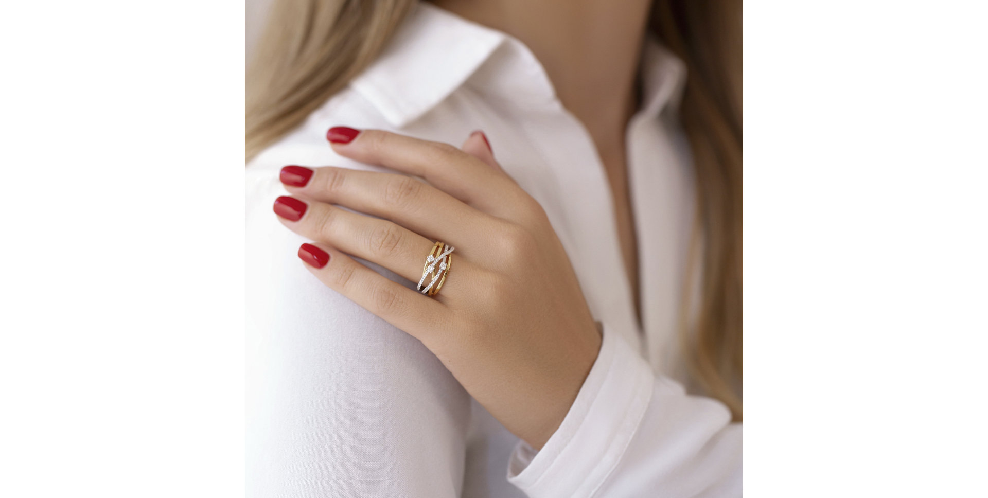 Prsten s diamanty Pierre